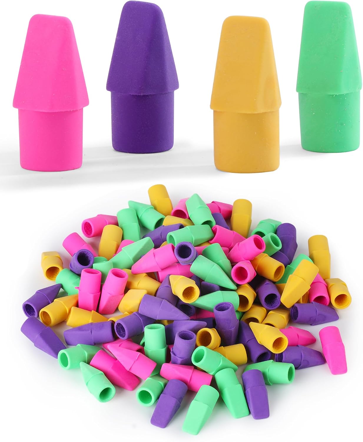 Mr. Pen Erasers for Pencils, 120 Pack, Pencil Top Erasers, Eraser Caps, Kids, Cap Tops, Topper Erasers. Ereaser Mr. Pen Erasers for Pencils, 120 Pack, Pencil Top Erasers, Eraser Caps, Kids, Cap Tops, Topper Erasers. Ereaser
