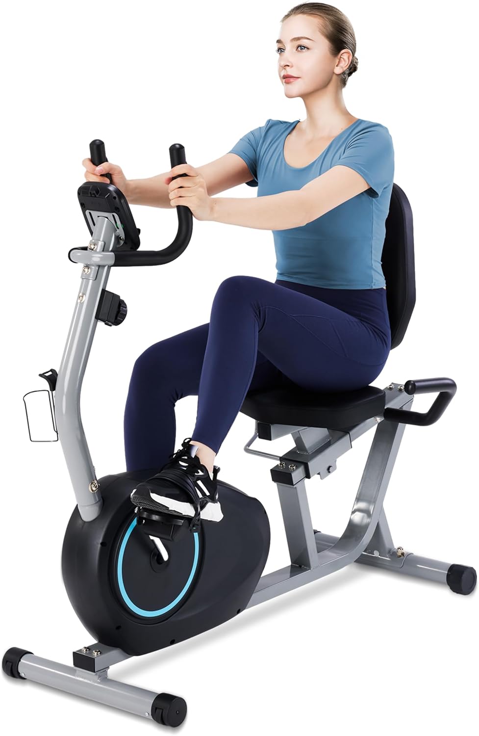 Recumbent Exercise Bike for Seniors – 400LB Weight Capacity Recumbent Bikes with Comfortable Seat, Pulse Sensor, 16-level Resistance, LCD Monitor Recumbent Exercise Bike for Seniors – 400LB Weight Capacity Recumbent Bikes with Comfortable Seat, Pulse Sensor, 16-level Resistance, LCD Monitor