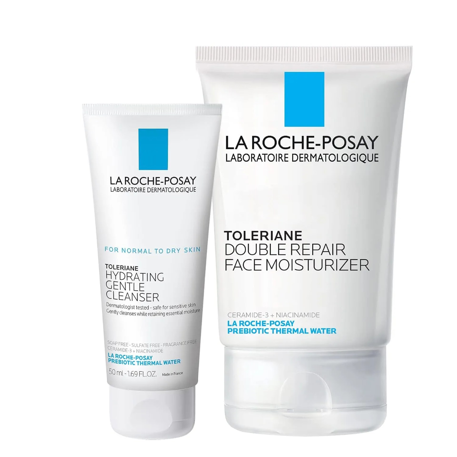 La Roche-Posay Toleriane Double Repair Face Moisturizer, Daily Moisturizer Face Cream with Ceramide & Niacinamide for All Skin Types, Immediate Comfort & Long Lasting Hydration, Fragrance Free La Roche-Posay Toleriane Double Repair Face Moisturizer, Daily Moisturizer Face Cream with Ceramide & Niacinamide for All Skin Types, Immediate Comfort & Long Lasting Hydration, Fragrance Free