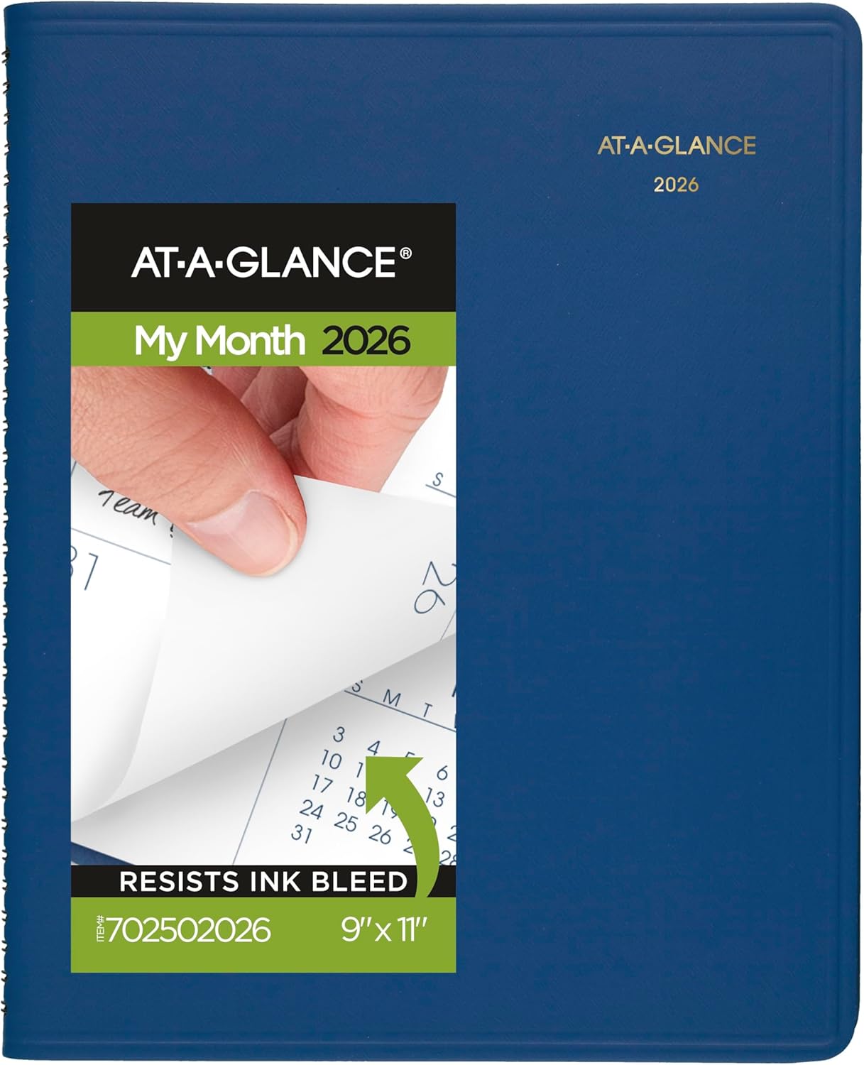 AT-A-GLANCE 2026 Planner, Monthly, 15-Month, 9″ x 11″, Large, Blue (702502026) AT-A-GLANCE 2026 Planner, Monthly, 15-Month, 9″ x 11″, Large, Blue (702502026)