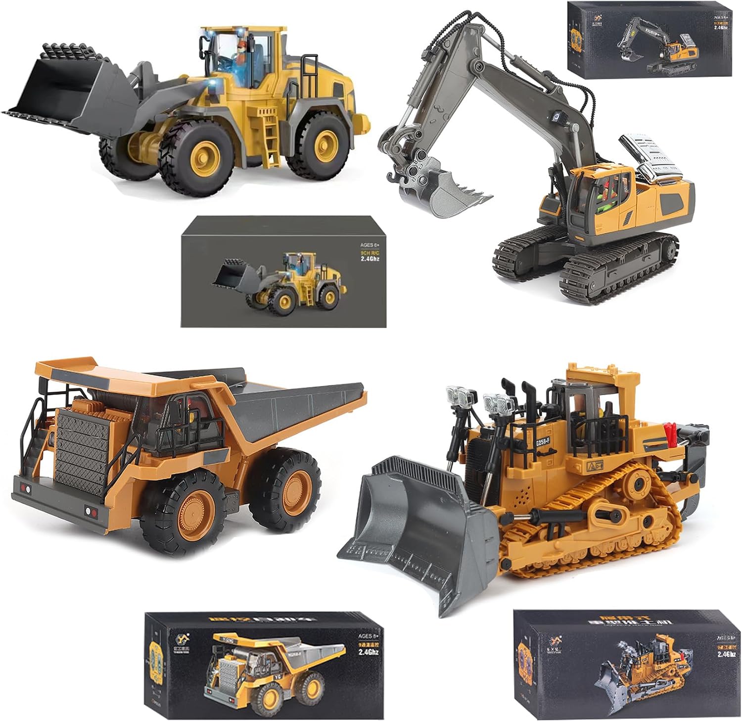 Mudsterz Excavator, 2025 New Mudsterz Trucks with Cool Lights and Sounds, Complete Control Over The Construction Site, Alloy + Plastic Material, 2.4ghz Remote, Little Builders, Big Action (A+B+C+D) Mudsterz Excavator, 2025 New Mudsterz Trucks with Cool Lights and Sounds, Complete Control Over The Construction Site, Alloy + Plastic Material, 2.4ghz Remote, Little Builders, Big Action (A+B+C+D)