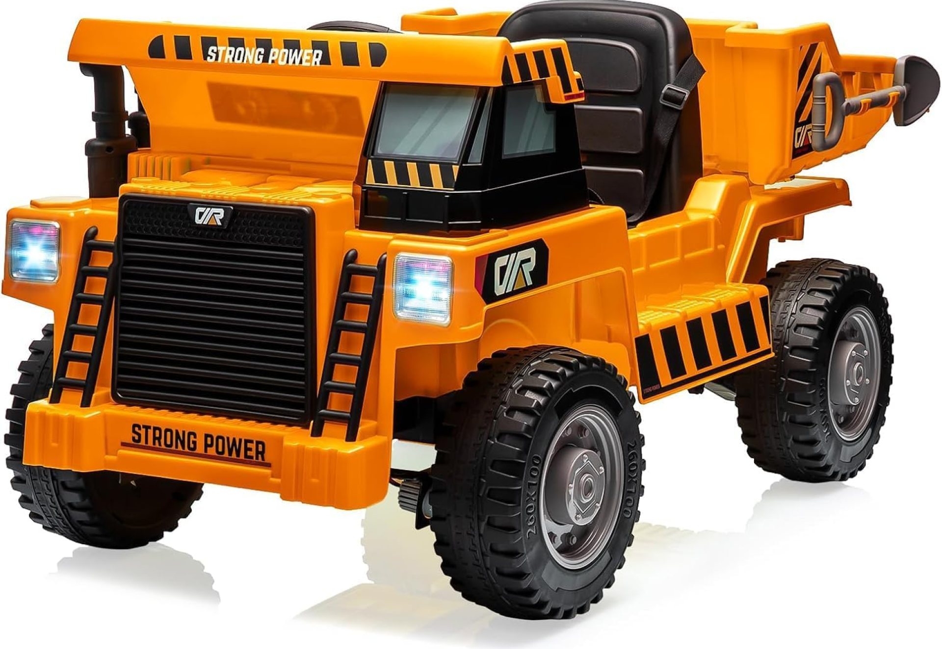 12V Electric Ride-On Construction Truck – 4-Wheeler Toy Car with Remote Control, Dump Bed, Shovel & Music Player | Interactive Construction Vehicle Gift 12V Electric Ride-On Construction Truck – 4-Wheeler Toy Car with Remote Control, Dump Bed, Shovel & Music Player | Interactive Construction Vehicle Gift