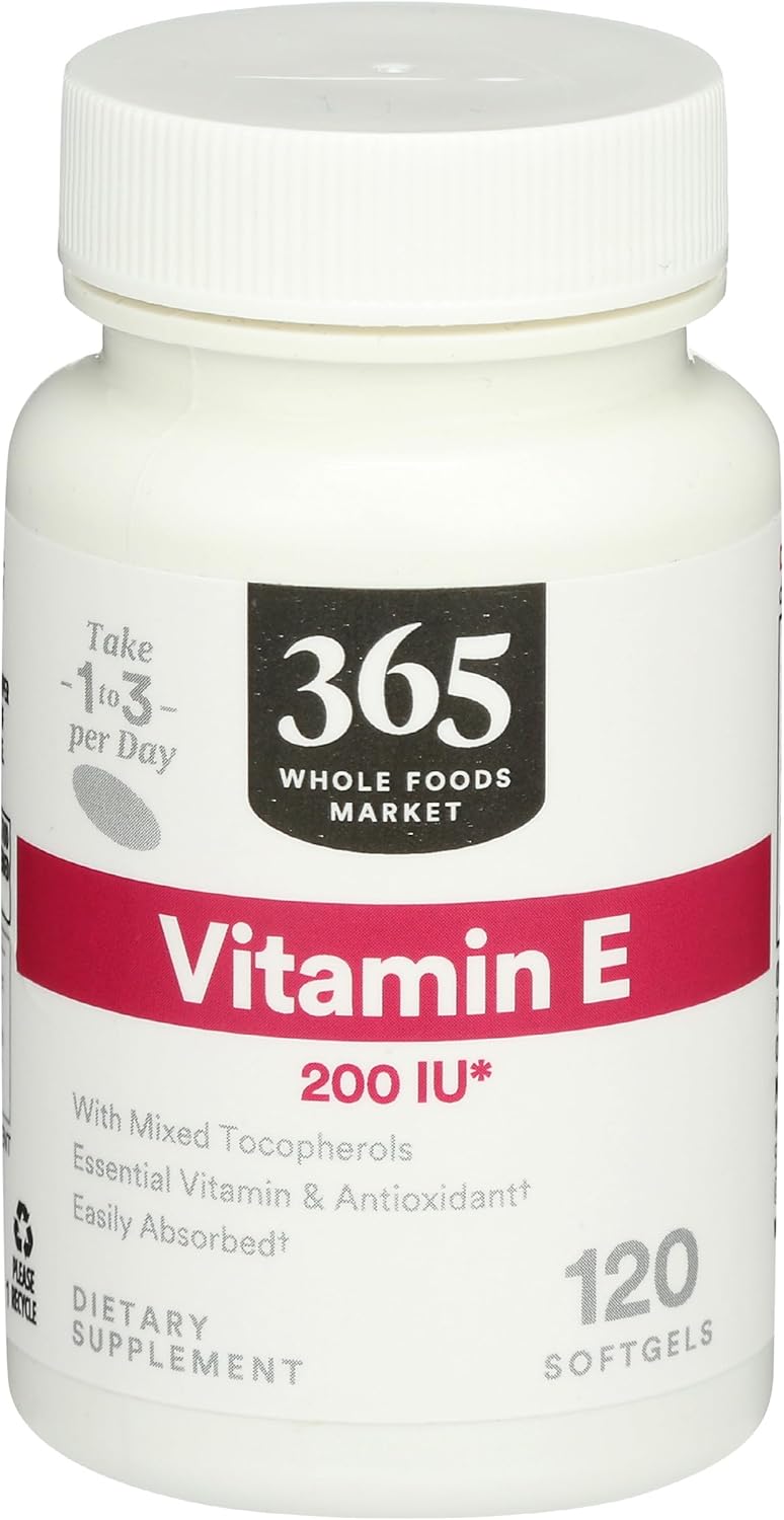 365 by Whole Foods Market, Vitamin E 200 IU, 120 CT 365 by Whole Foods Market, Vitamin E 200 IU, 120 CT