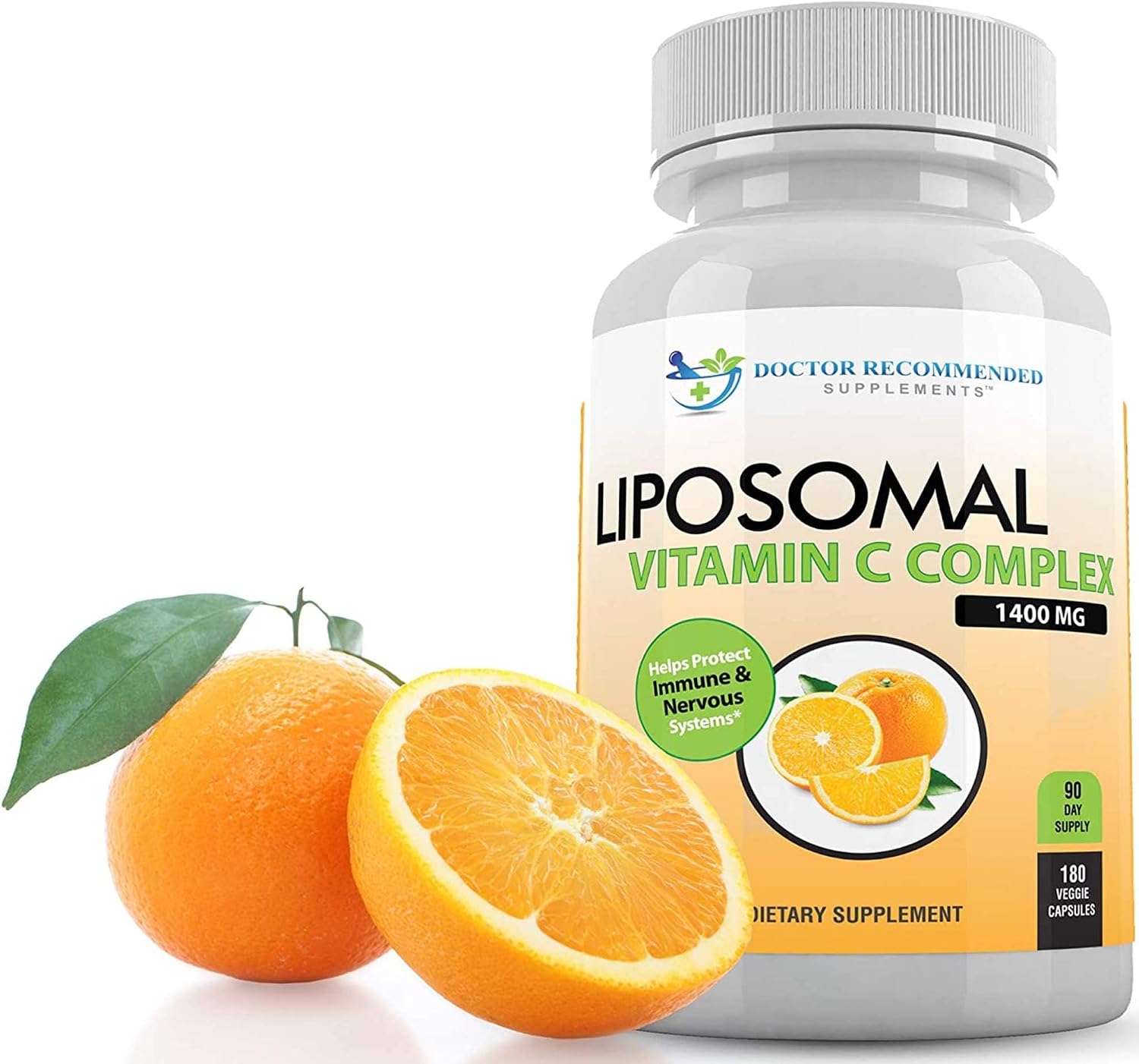 Liposomal Vitamin C 1400mg Per Serving – 180 Veggie Capsules High Absorption Ascorbic Acid, Lypo-Spheric Vitamin C Complex Immune Support Supplement with Powerful Antioxidants and Collagen Booster Liposomal Vitamin C 1400mg Per Serving – 180 Veggie Capsules High Absorption Ascorbic Acid, Lypo-Spheric Vitamin C Complex Immune Support Supplement with Powerful Antioxidants and Collagen Booster