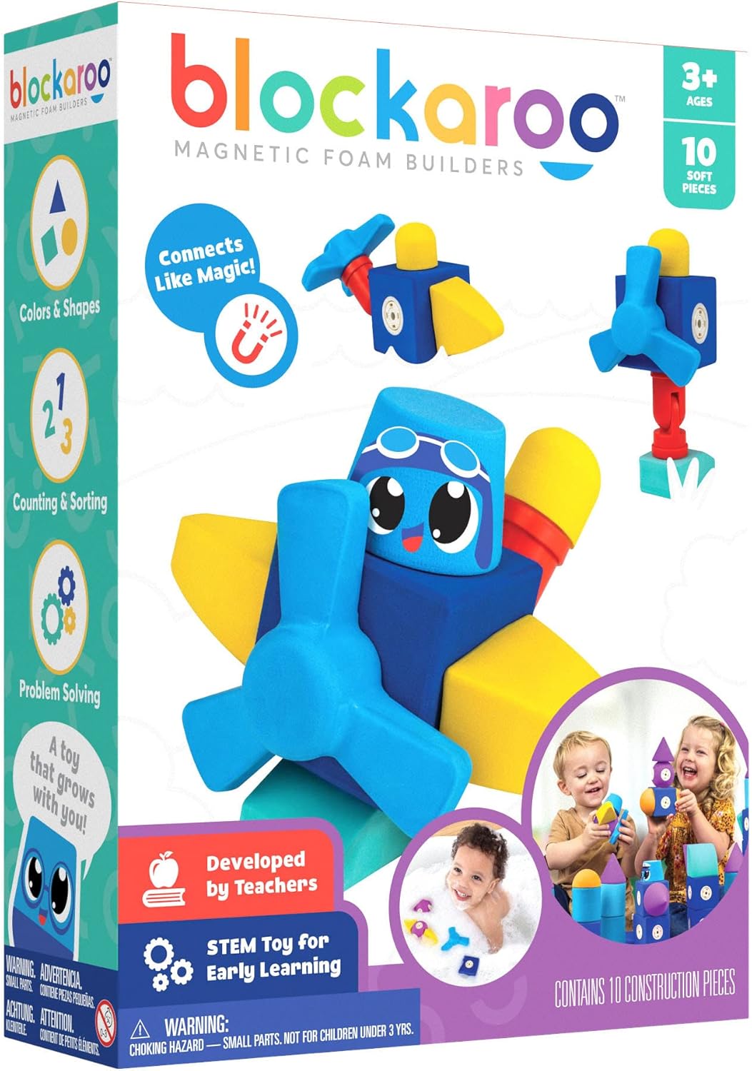 Magnetic Foam Blocks – STEM Preschool Toys for Children, Toddlers, Boys and Girls, The Ultimate Bath Toy – Airplane Set, Bath Building Blocks, Engineering Toys for Kids 3-6 Magnetic Foam Blocks – STEM Preschool Toys for Children, Toddlers, Boys and Girls, The Ultimate Bath Toy – Airplane Set, Bath Building Blocks, Engineering Toys for Kids 3-6