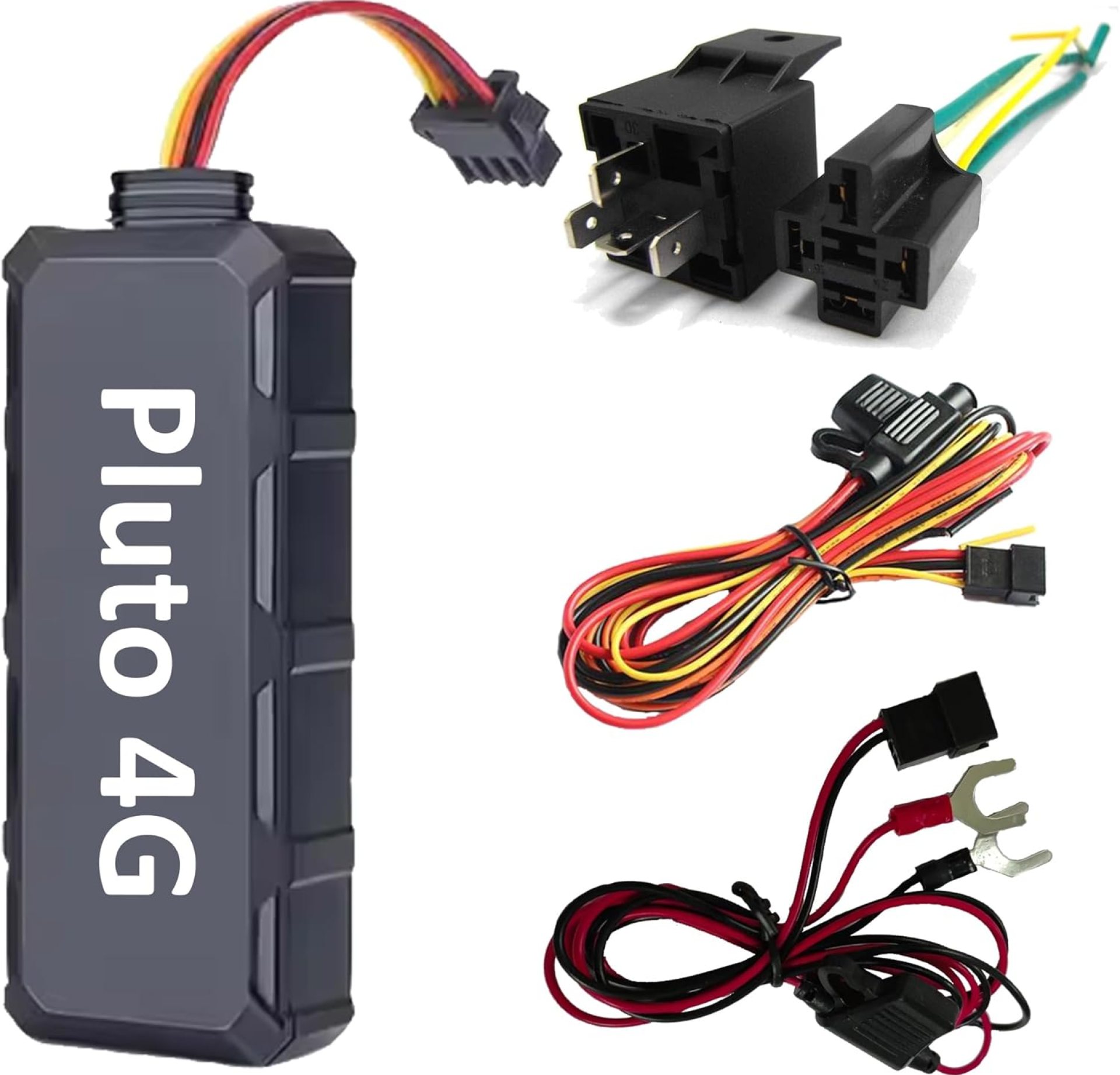 (Pluto) – Wired GPS Tracker for Vehicles + Kill Switch (Remote Starter Disable) + PTO Monitoring for Tow Trucks – Subscription Required (Starting .40 USD/Month) Relay Included (Pluto) – Wired GPS Tracker for Vehicles + Kill Switch (Remote Starter Disable) + PTO Monitoring for Tow Trucks – Subscription Required (Starting .40 USD/Month) Relay Included
