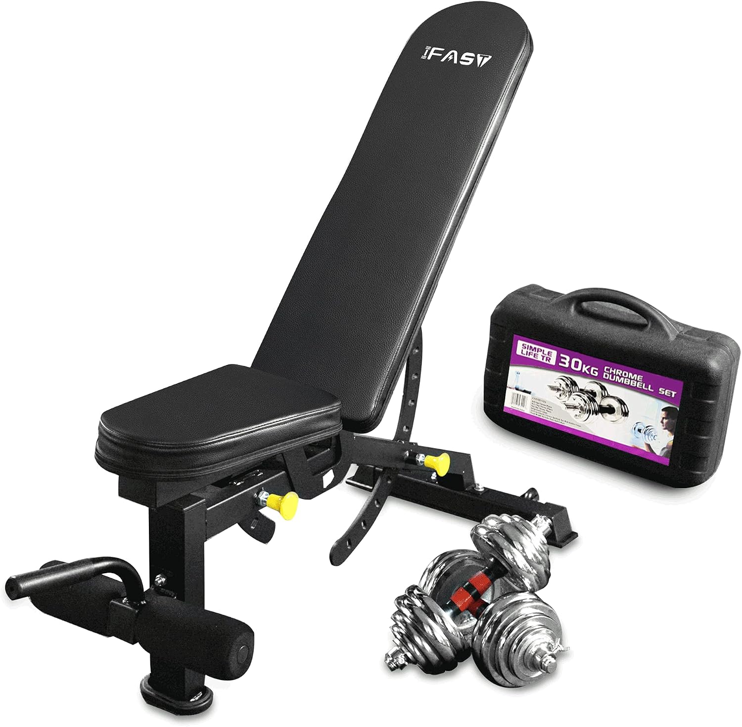 Home Gym Weight Bench Adjustable 66lbs Cast Iron Dumbbell Set, Multifunctional Strength Training Bench Press Sets, Full Body Office Workout Sets for Men Women Home Gym Weight Bench Adjustable 66lbs Cast Iron Dumbbell Set, Multifunctional Strength Training Bench Press Sets, Full Body Office Workout Sets for Men Women