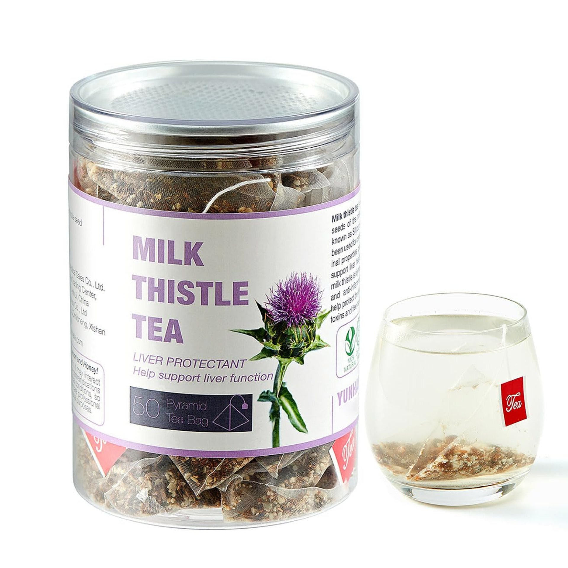 50 Milk Thistle Tea Bags for Detox Cleanse & Repair| Thorne Milk Thistle Herbal Tea for Support 50 Milk Thistle Tea Bags for Detox Cleanse & Repair| Thorne Milk Thistle Herbal Tea for Support