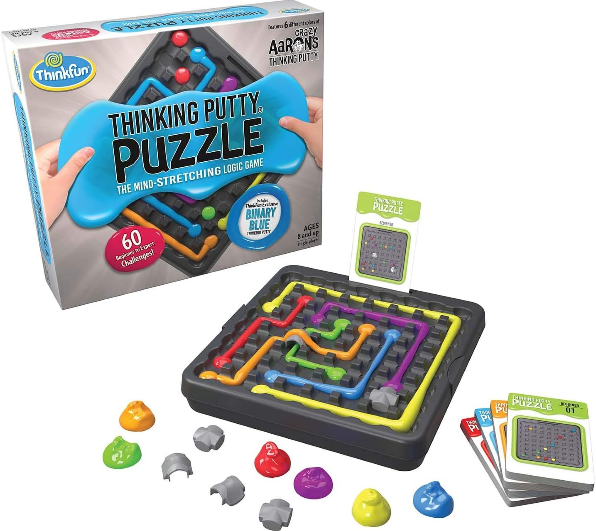 ThinkFun & Crazy Aaron’s Thinking Putty Puzzle – STEM Brain Game for Kids & Adults | Logic-Enhancing Challenge | Engaging Activity for Ages 8 & Up | Exciting Gift Idea ThinkFun & Crazy Aaron’s Thinking Putty Puzzle – STEM Brain Game for Kids & Adults | Logic-Enhancing Challenge | Engaging Activity for Ages 8 & Up | Exciting Gift Idea