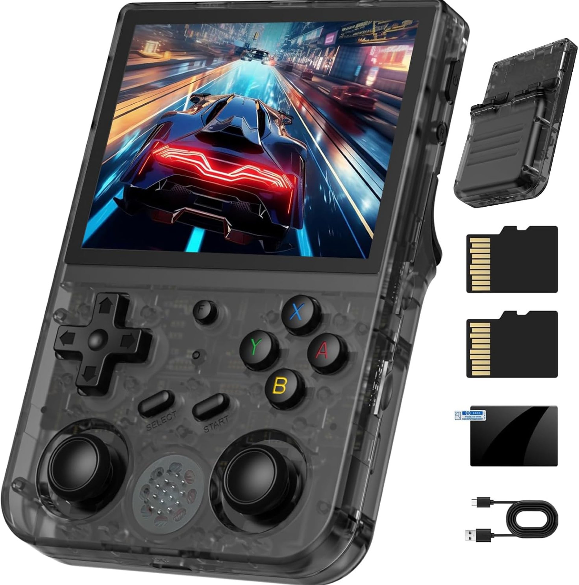 RG353V Retro Gaming Console RG353V Handheld Game Console 3.5″ IPS Screen Android 11 and Linux System 64G TF Card 4420+ Classic Games RK3566 64bit Game Player Bluetooth 4.2 and 5G WiFi(Black) RG353V Retro Gaming Console RG353V Handheld Game Console 3.5″ IPS Screen Android 11 and Linux System 64G TF Card 4420+ Classic Games RK3566 64bit Game Player Bluetooth 4.2 and 5G WiFi(Black)
