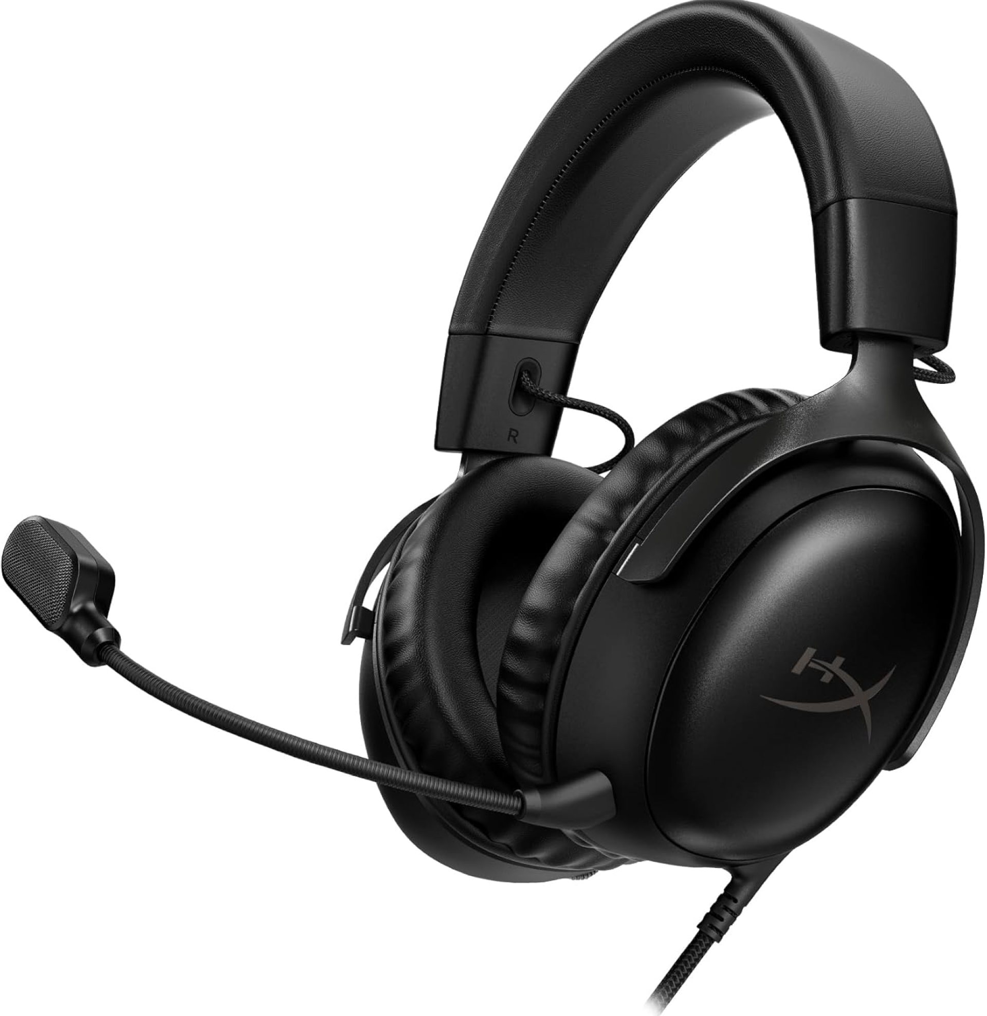 HyperX Cloud III – Wired Gaming Headset, PC, PS5, Xbox Series X|S, Angled 53mm Drivers, DTS, Memory Foam, Durable Frame, Ultra-Clear 10mm Mic, USB-C, USB-A, 3.5mm – Black (Renewed) HyperX Cloud III – Wired Gaming Headset, PC, PS5, Xbox Series X|S, Angled 53mm Drivers, DTS, Memory Foam, Durable Frame, Ultra-Clear 10mm Mic, USB-C, USB-A, 3.5mm – Black (Renewed)