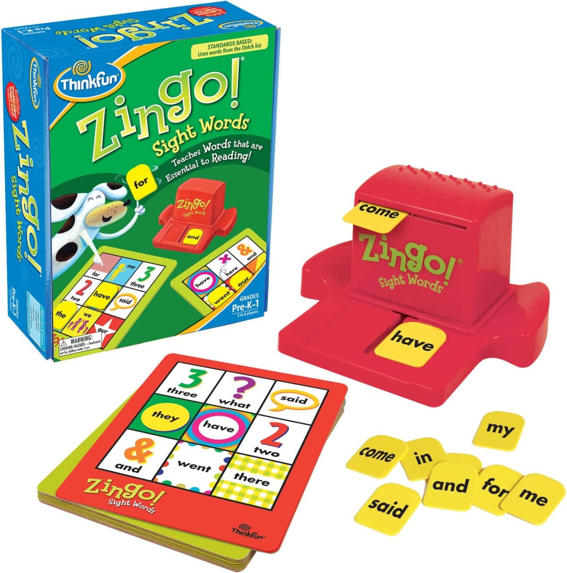 Think Fun Zingo! Sight Words, Think Fun Zingo! Sight Words,