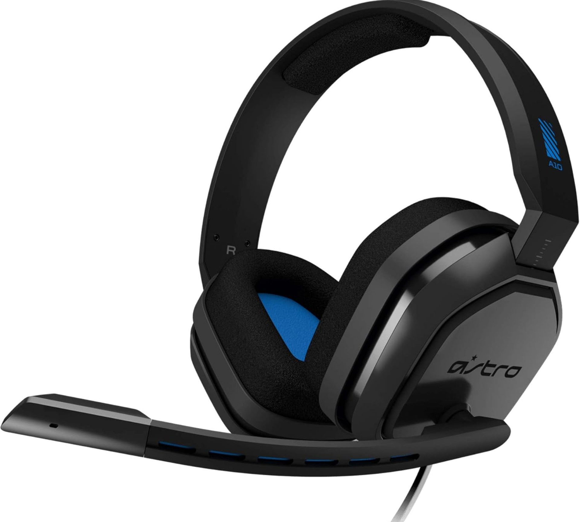 ASTRO Gaming A10 Wired Gaming Headset, Lightweight and Damage Resistant, ASTRO, 3.5 mm Audio Jack, for Xbox Series X|S, Xbox One, PS5, PS4, Nintendo Switch, PC, Mac- Black/Blue ASTRO Gaming A10 Wired Gaming Headset, Lightweight and Damage Resistant, ASTRO, 3.5 mm Audio Jack, for Xbox Series X|S, Xbox One, PS5, PS4, Nintendo Switch, PC, Mac- Black/Blue