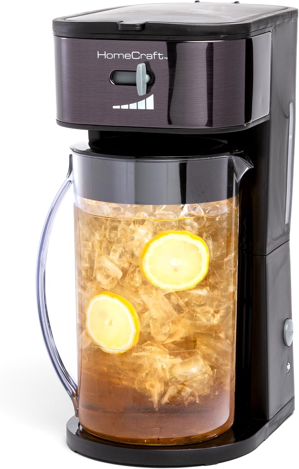 Homecraft 3-Quart Iced Coffee and Tea Maker with Filter Basket, Flavor Enhancer, Adjustable Brew Strength, Black Homecraft 3-Quart Iced Coffee and Tea Maker with Filter Basket, Flavor Enhancer, Adjustable Brew Strength, Black
