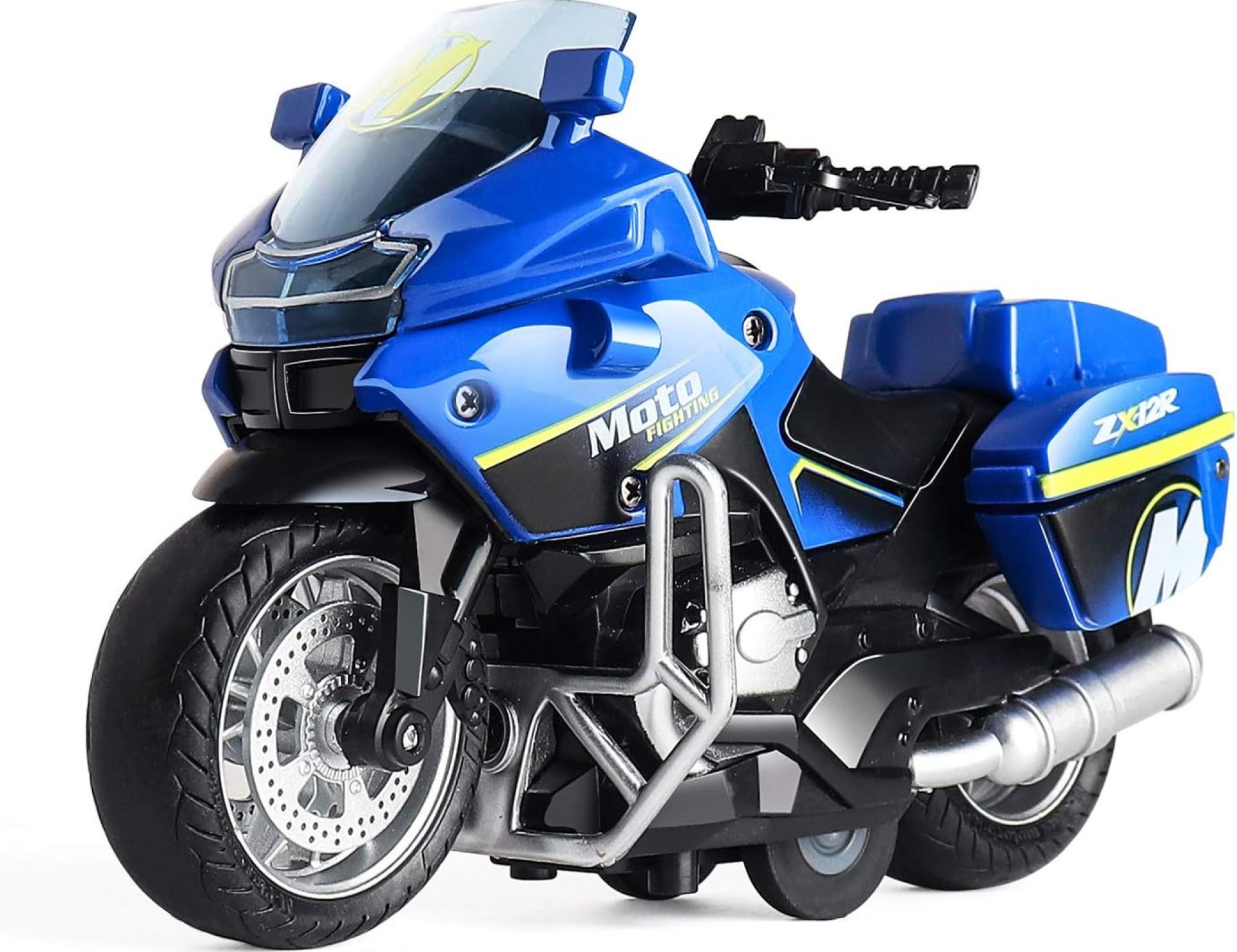 Police Motorcycle Toy – Pull Back Toy Motorcycle with Sound and Light Toy,Toy Motorcycles for Boy,Toys for 3-9 Year Old Boys (Blue) Police Motorcycle Toy – Pull Back Toy Motorcycle with Sound and Light Toy,Toy Motorcycles for Boy,Toys for 3-9 Year Old Boys (Blue)