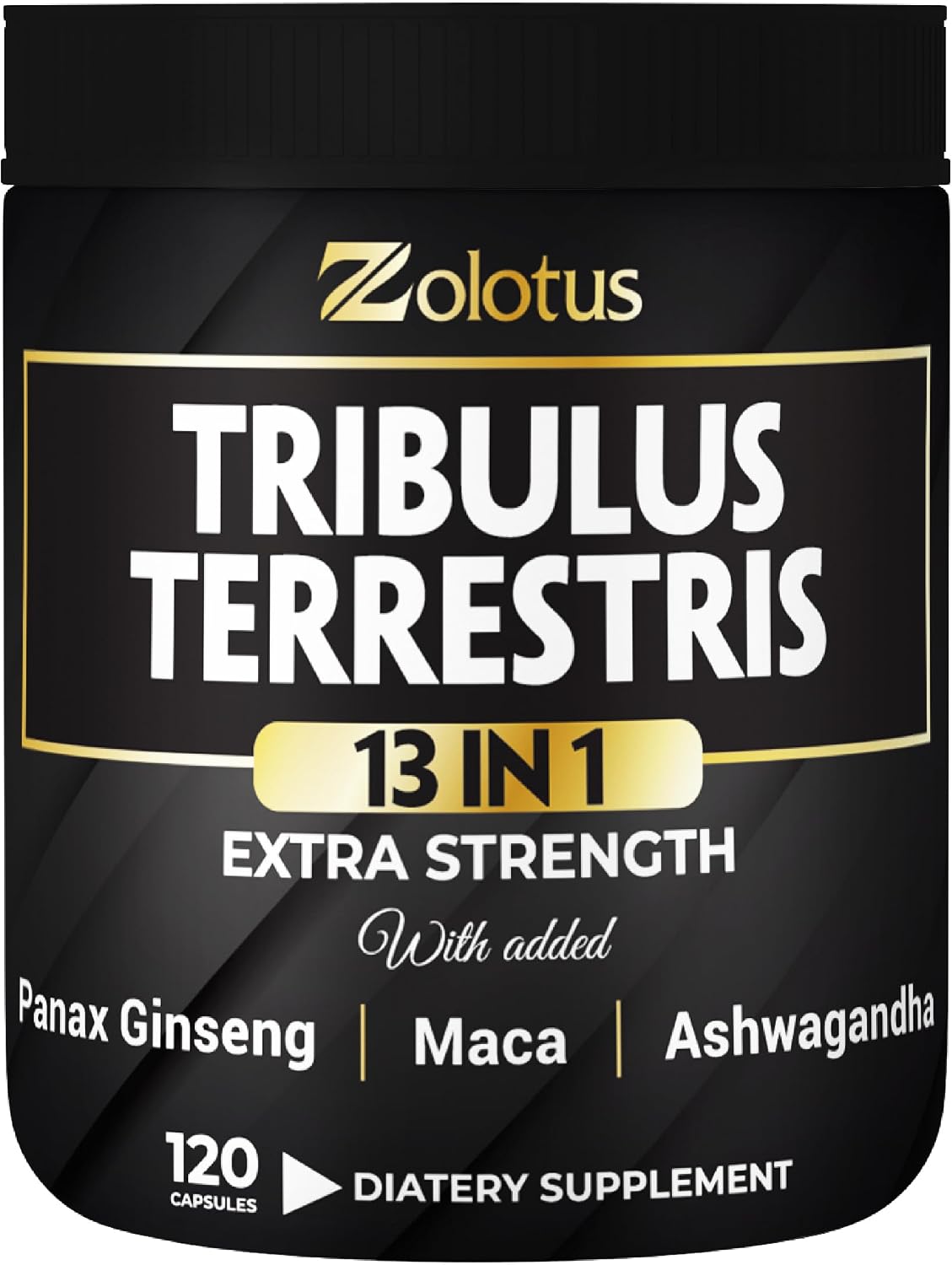 Zolotus 13in1 Tribulus Terrestris Capsules with Maca, Horny Goat Weed, Panax Ginseng, Saw Palmetto, Tongkat Ali, Shilajit & More – Energy, Stamina Supplement for Men & Women – 120 Counts Zolotus 13in1 Tribulus Terrestris Capsules with Maca, Horny Goat Weed, Panax Ginseng, Saw Palmetto, Tongkat Ali, Shilajit & More – Energy, Stamina Supplement for Men & Women – 120 Counts