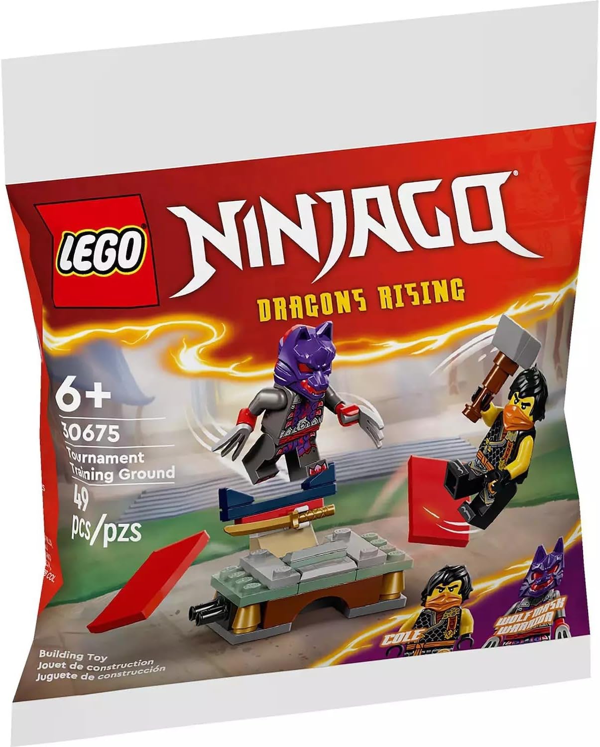 LEGO NINJAGO Tournament Training Ground Building Kit 30675 (49 Pieces) LEGO NINJAGO Tournament Training Ground Building Kit 30675 (49 Pieces)