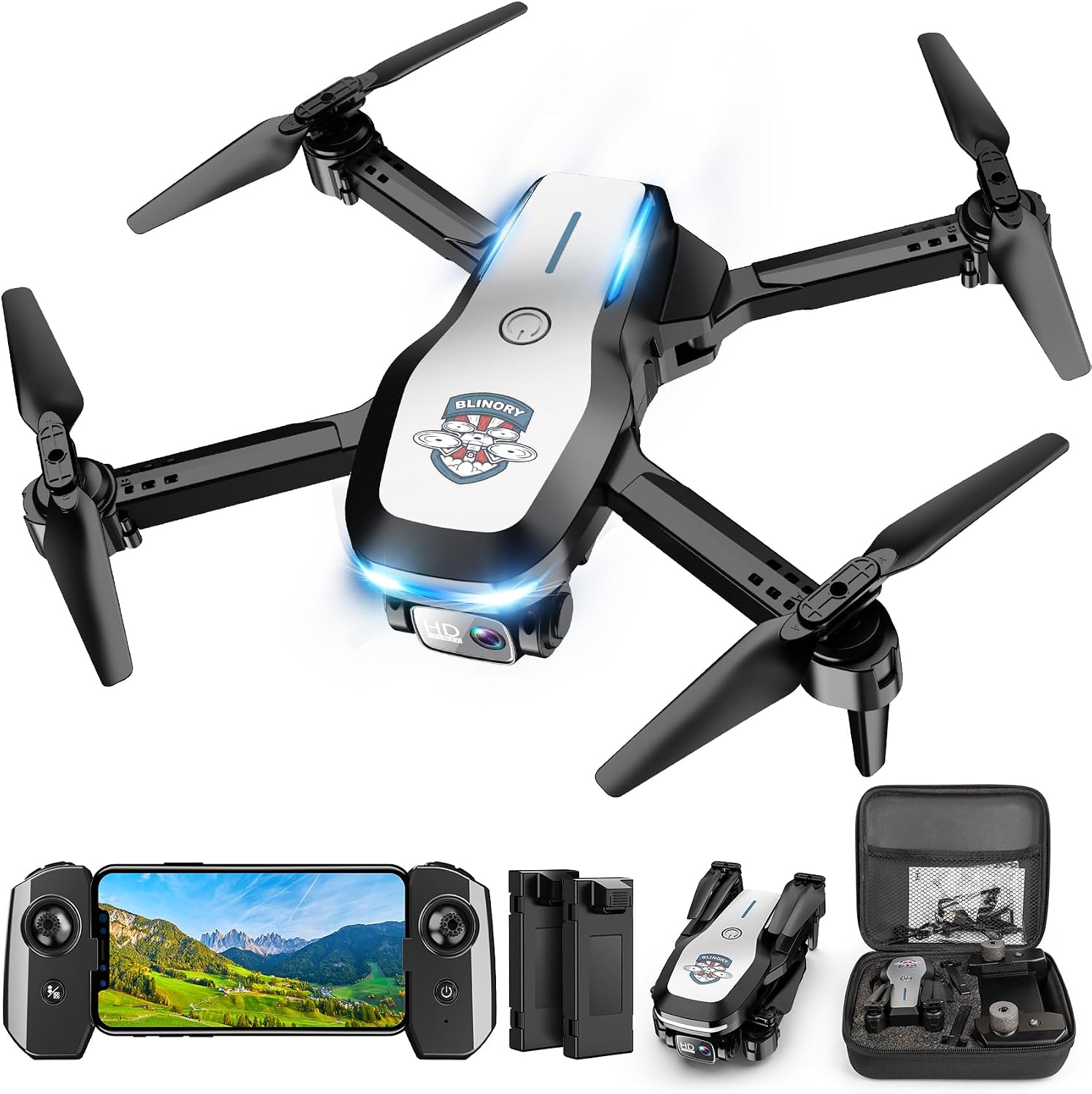 Drone with Camera 1080P FPV Foldable Drone for Beginners, Mini Drone with Altitude Hold, One Key Take Off/Land, Trajectory Flight, 3D Flip, 3 Speeds, Gravity Control,Toys for Boys Girls Drone with Camera 1080P FPV Foldable Drone for Beginners, Mini Drone with Altitude Hold, One Key Take Off/Land, Trajectory Flight, 3D Flip, 3 Speeds, Gravity Control,Toys for Boys Girls