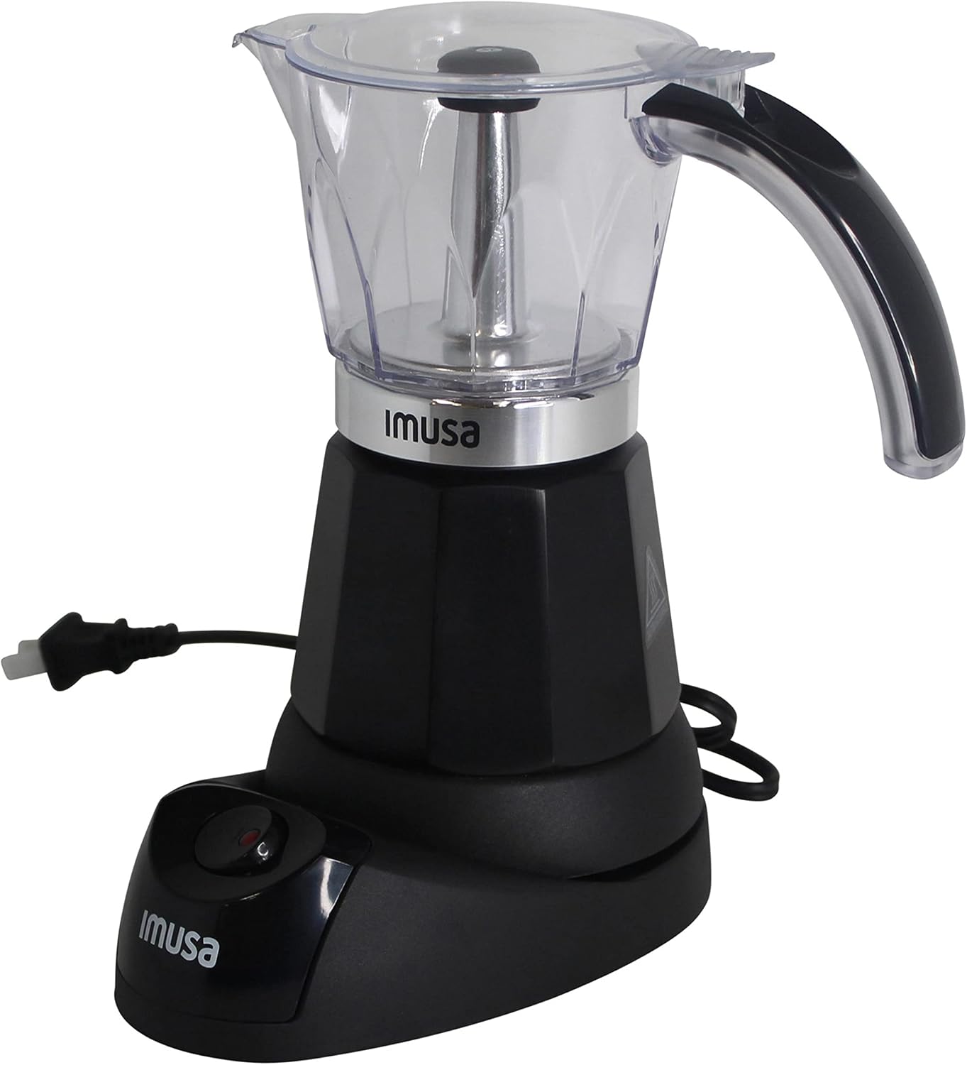 Imusa 6 or 3cup Electric Espresso Maker, Black Imusa 6 or 3cup Electric Espresso Maker, Black