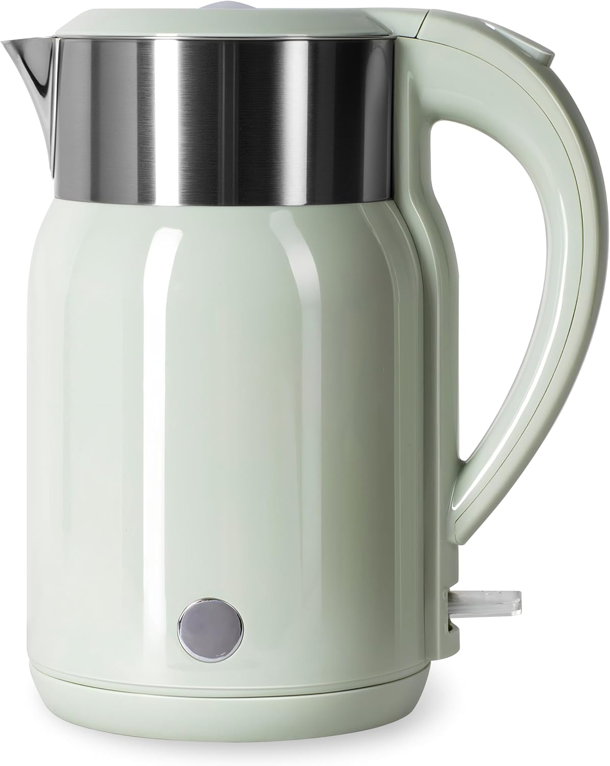 Electric Kettle, 1.8 Liter 1100W, BPA Free Fast Boiling Cordless Water Boiler, Auto Shut-Off and Boil Dry Protection, Easy Clean Wide Opening, Cool Touch Handle, 360° Rotation, Mint green Electric Kettle, 1.8 Liter 1100W, BPA Free Fast Boiling Cordless Water Boiler, Auto Shut-Off and Boil Dry Protection, Easy Clean Wide Opening, Cool Touch Handle, 360° Rotation, Mint green