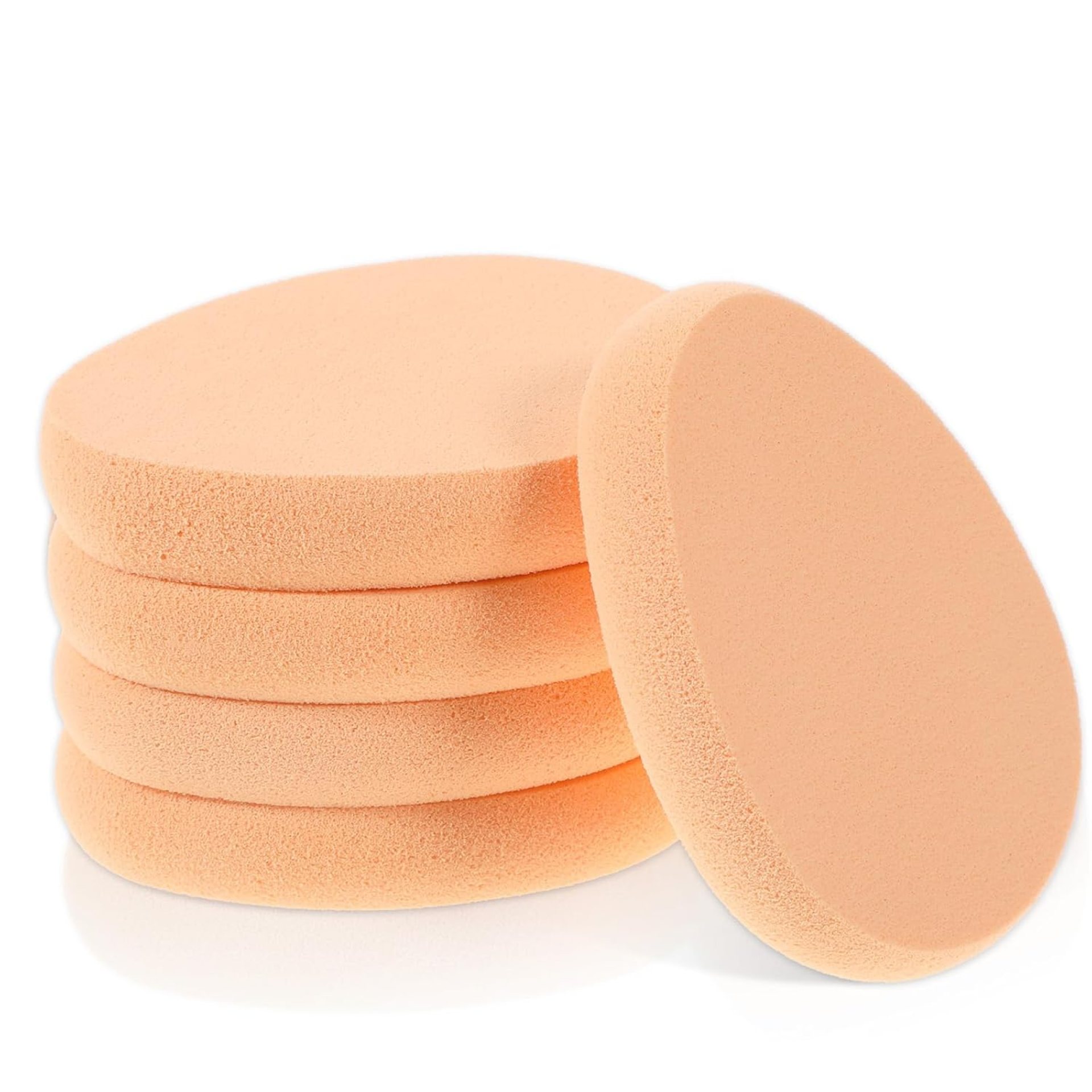 5 PCS Flat Makeup Sponges for Foundation, Smooth Foundation Sponge, Beige Cushion Foundation Puff, Beauty Blender Make Up Sponges for Professional Makeup 5 PCS Flat Makeup Sponges for Foundation, Smooth Foundation Sponge, Beige Cushion Foundation Puff, Beauty Blender Make Up Sponges for Professional Makeup