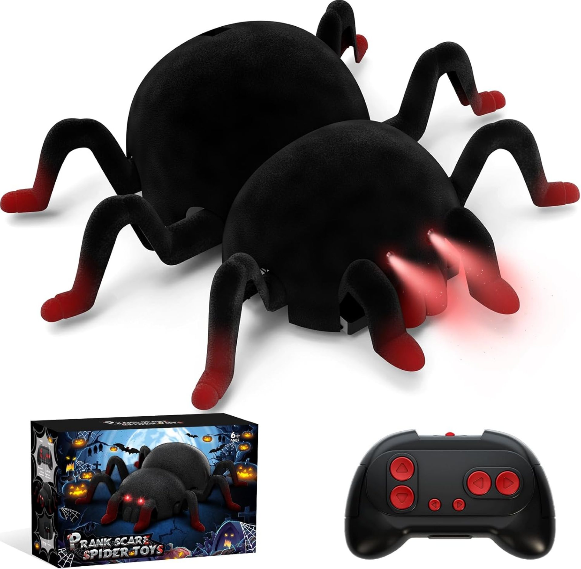 VRG Remote Control Tarantula Indoor Wall Toys, Rechargeable Wall Climbing Spider, Kids Toys for Boys & Girls Ages 3 & Up VRG Remote Control Tarantula Indoor Wall Toys, Rechargeable Wall Climbing Spider, Kids Toys for Boys & Girls Ages 3 & Up
