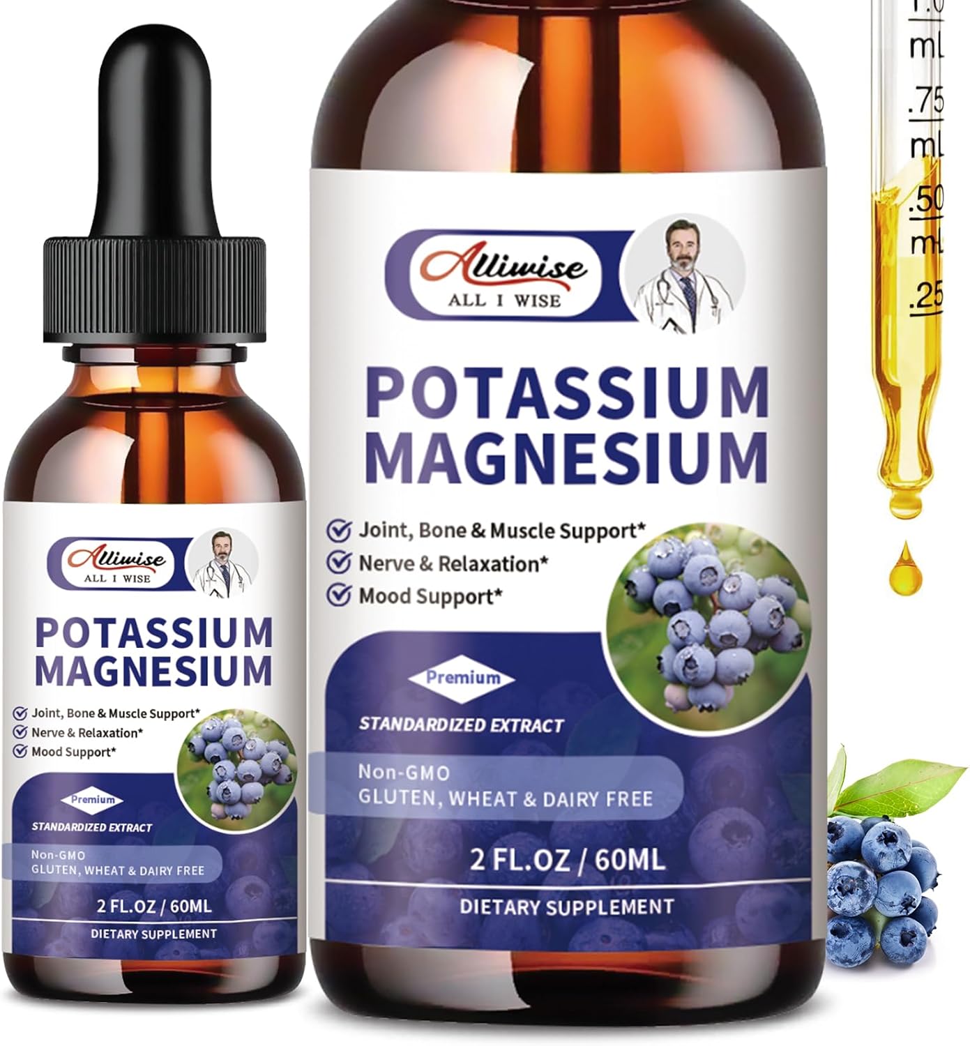 2 Pack Potassium Magnesium Supplement Liquid – High Absorption Calm Magnesium Complex & Potassium Plus Calcium, Vitamin D3, Zinc for Leg Cramps & Bone & Energy & Immune Support – 4 Fl oz 2 Pack Potassium Magnesium Supplement Liquid – High Absorption Calm Magnesium Complex & Potassium Plus Calcium, Vitamin D3, Zinc for Leg Cramps & Bone & Energy & Immune Support – 4 Fl oz