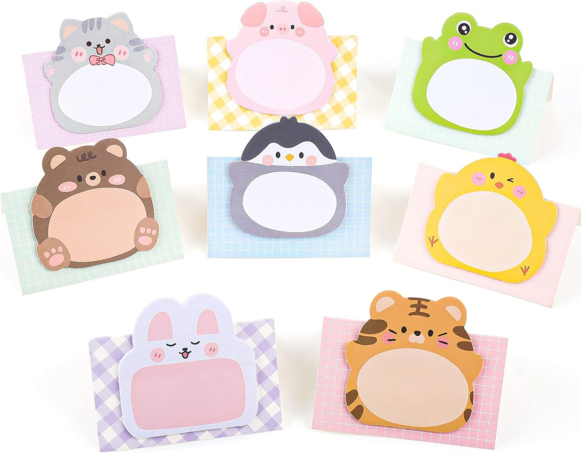 cobee Cute Animal Sticky Notes, 8 Pack Kawaii Animal Self-Stick Notes Cartoon Markers Flags Cute Shapes Self-Stick Memo Pads Students Home Office Roommates Gifts Tab Supplies 160 Sheets cobee Cute Animal Sticky Notes, 8 Pack Kawaii Animal Self-Stick Notes Cartoon Markers Flags Cute Shapes Self-Stick Memo Pads Students Home Office Roommates Gifts Tab Supplies 160 Sheets
