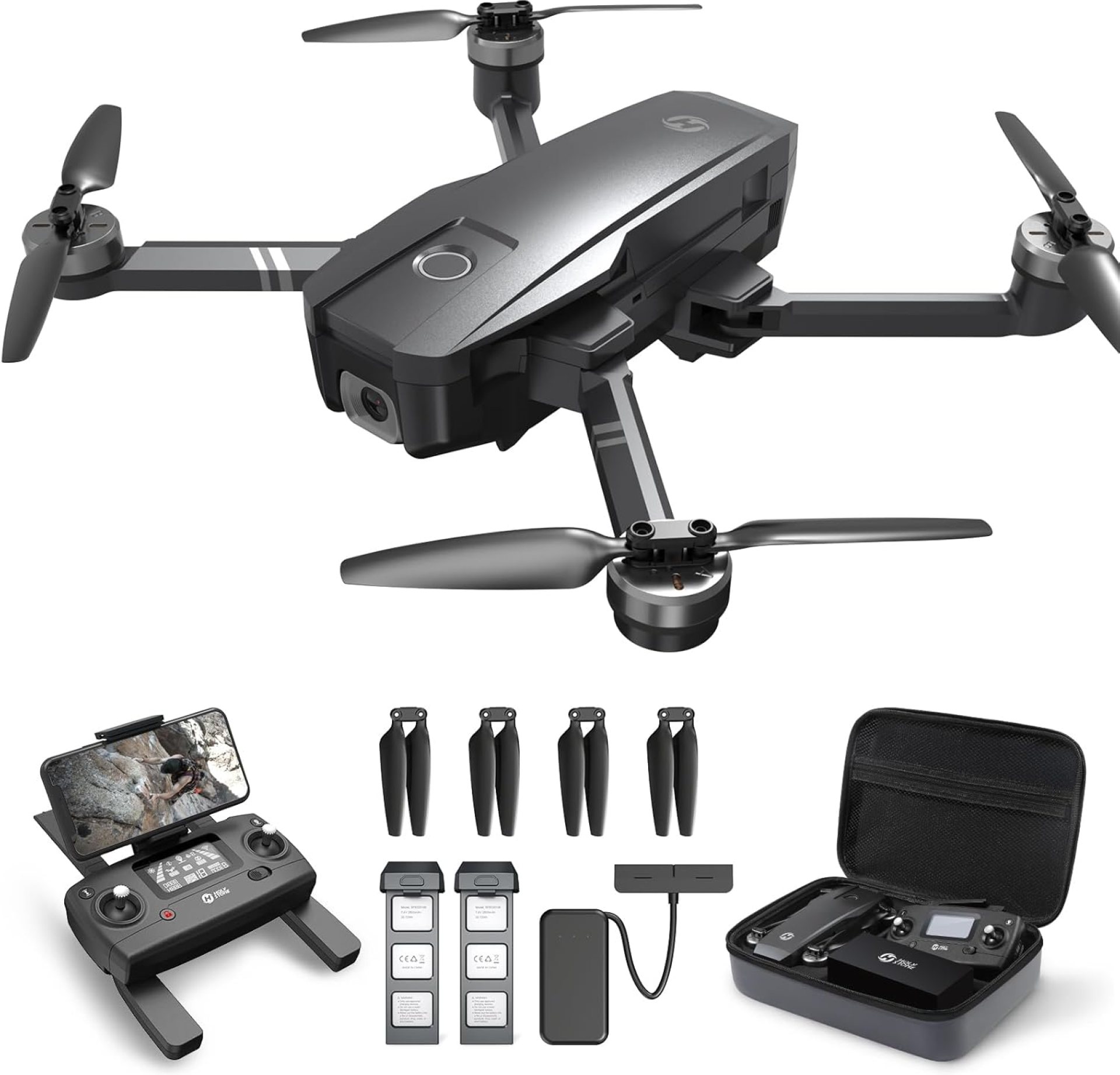 Holy Stone HS720 GPS Drone with Camera for Adults 4K UHD, 52 Minutes Flight Time, Foldable Quadcopter with Brushless Motor, Auto Return Home, Follow Me, Long Control Range Holy Stone HS720 GPS Drone with Camera for Adults 4K UHD, 52 Minutes Flight Time, Foldable Quadcopter with Brushless Motor, Auto Return Home, Follow Me, Long Control Range