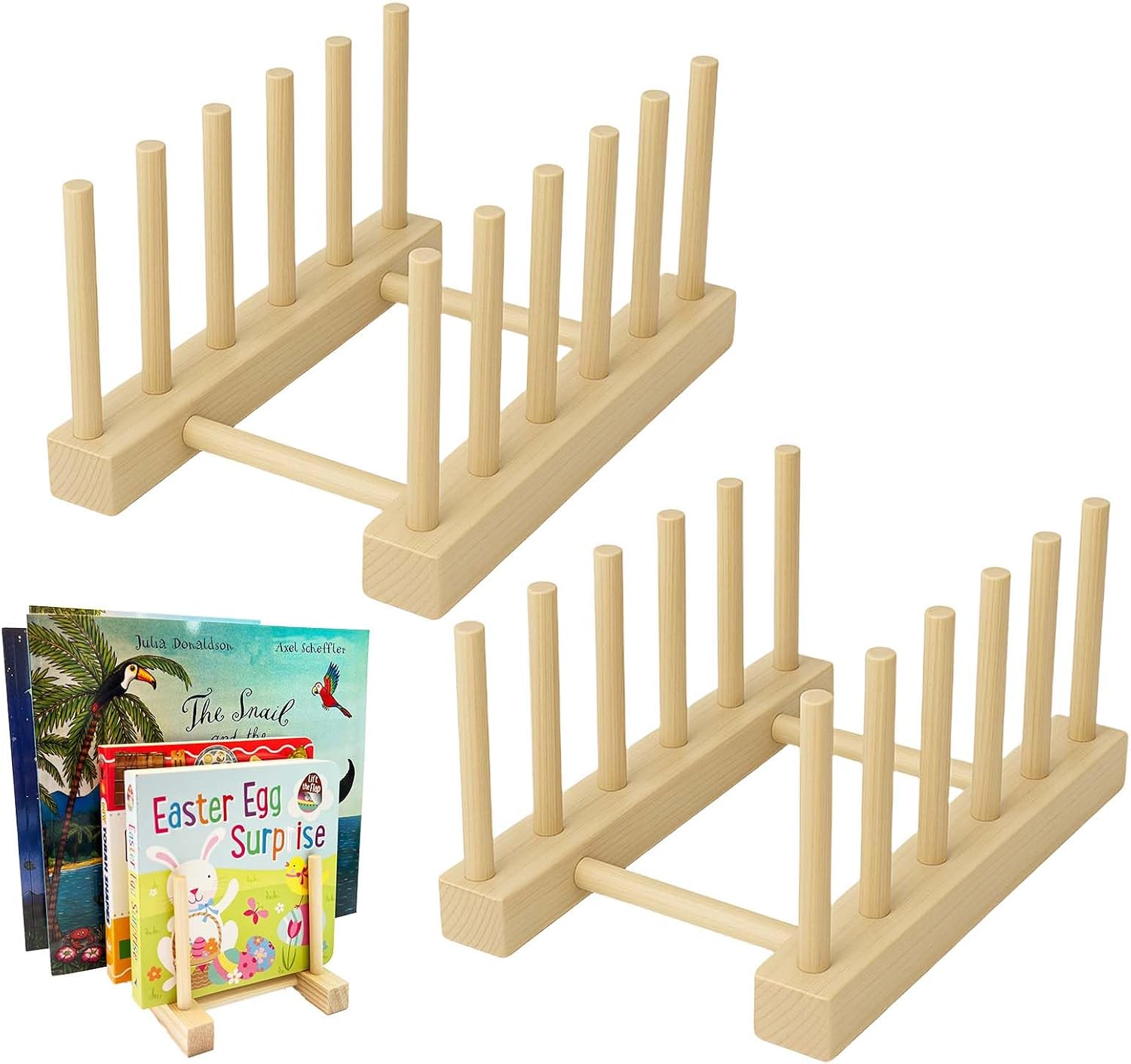 2 Pcs Wooden Kids Bookshelf,Toddler Book Display Shelves Children Book Rack Suitable Kids Rooms, Nursery & Classroom,Mini Bookshelf, Desktop Shelf 2 Pcs Wooden Kids Bookshelf,Toddler Book Display Shelves Children Book Rack Suitable Kids Rooms, Nursery & Classroom,Mini Bookshelf, Desktop Shelf