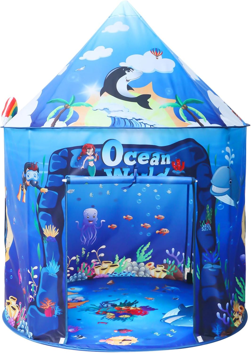 Premium Under The Sea Kids Tent, Ocean Mermaid Play Tent for Kids as Gifts, Pop Up Princess Castle for Boys & Girls as Chirldren Playhouse. Indoor Pretend Toys for Toddlers 3-5 Premium Under The Sea Kids Tent, Ocean Mermaid Play Tent for Kids as Gifts, Pop Up Princess Castle for Boys & Girls as Chirldren Playhouse. Indoor Pretend Toys for Toddlers 3-5