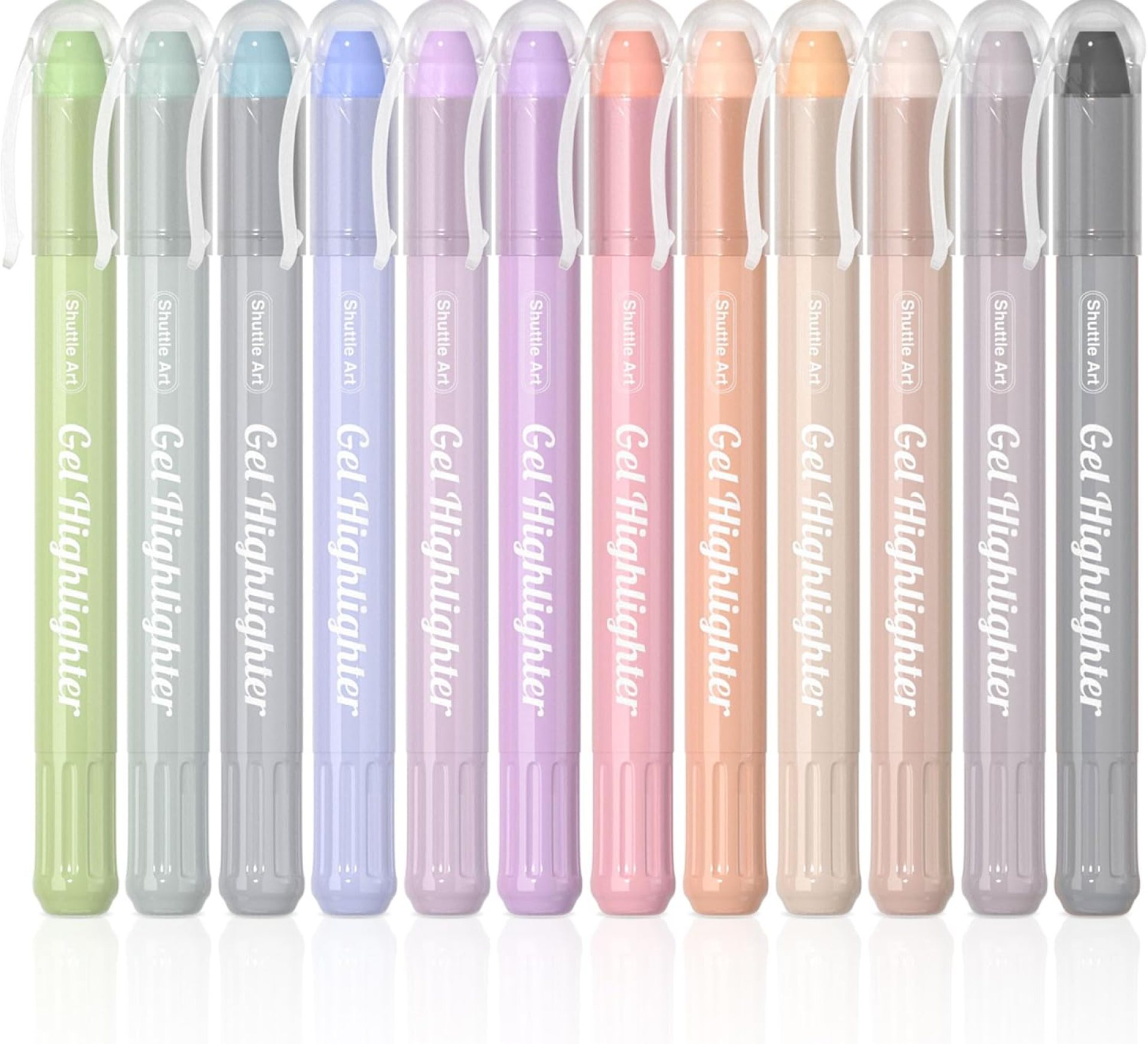 Shuttle Art Bible Highlighters and Pens No Bleed, 12 Mild Colors Gel Highlighters No Bleed Through, Bible Journaling Supplies, Great for Journaling Highlighting and Studying Shuttle Art Bible Highlighters and Pens No Bleed, 12 Mild Colors Gel Highlighters No Bleed Through, Bible Journaling Supplies, Great for Journaling Highlighting and Studying