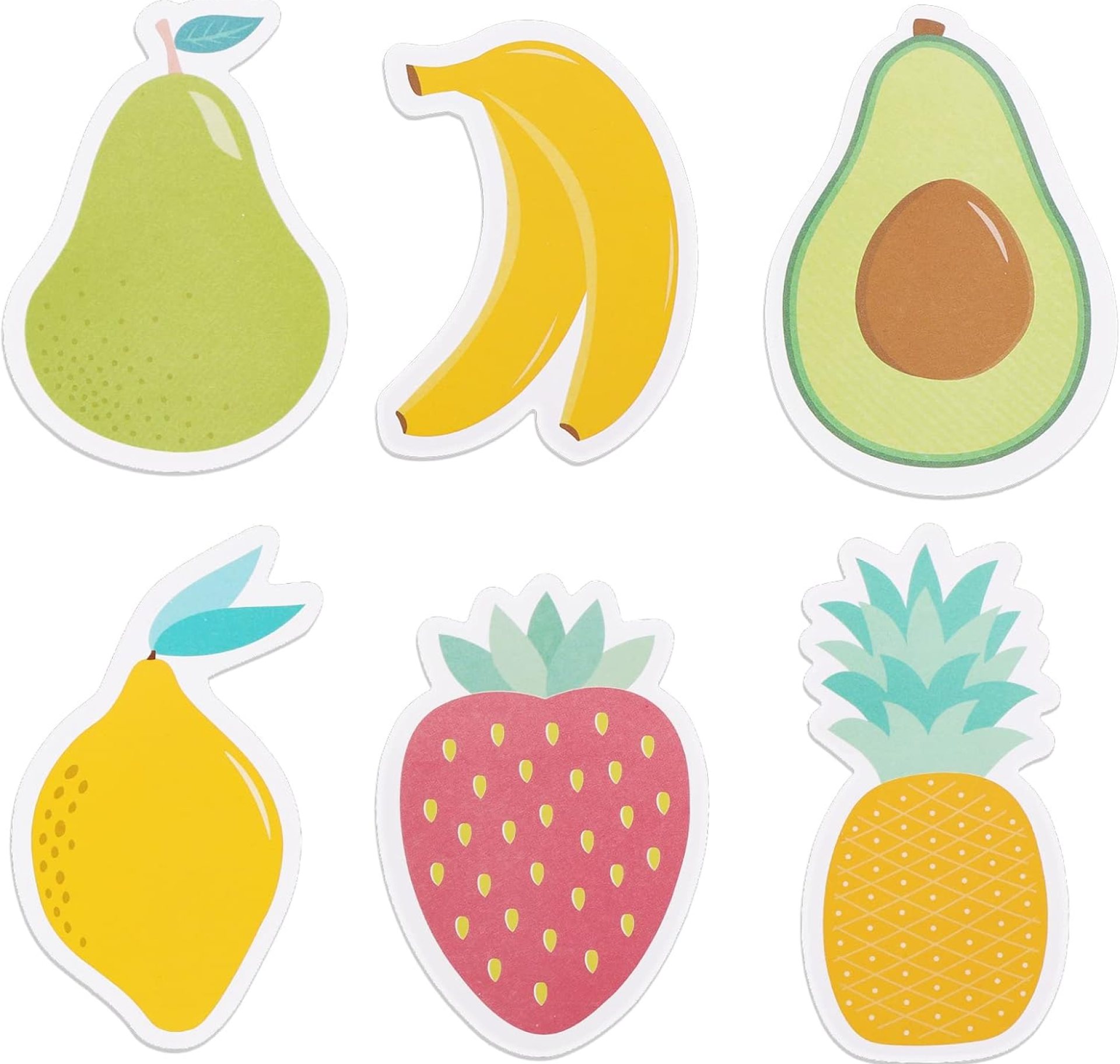 Cobee Cute Fruit Sticky Notes, 6 Pack Large Fruit Cartoon Sticky Notes Fruit Shape Markers Flags Cartoon Large Self-Stick Memo Pads Students Home Office Roommates Gifts Tab Supplies Cobee Cute Fruit Sticky Notes, 6 Pack Large Fruit Cartoon Sticky Notes Fruit Shape Markers Flags Cartoon Large Self-Stick Memo Pads Students Home Office Roommates Gifts Tab Supplies