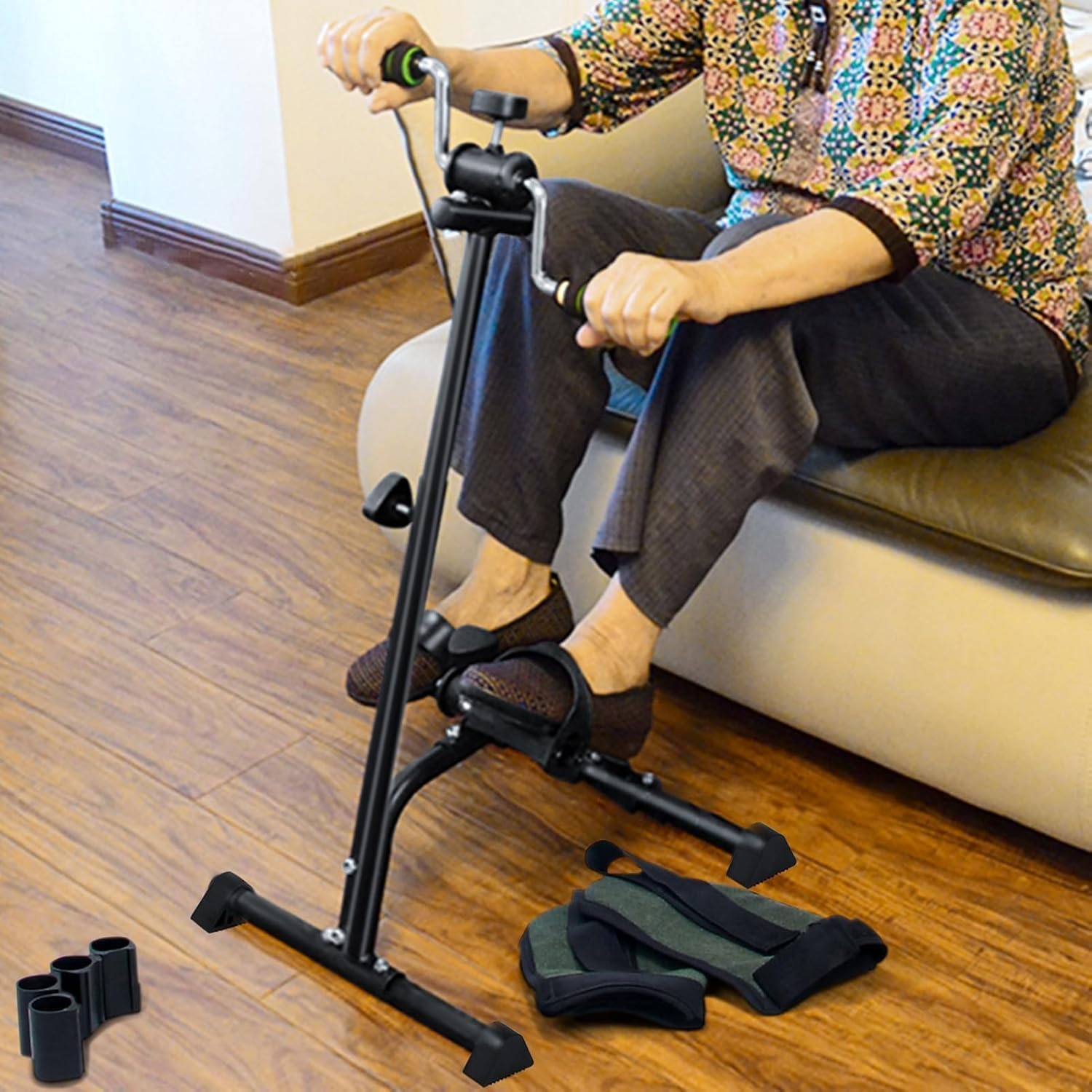 Adjustable Elderly Exercise Bike, Hand Arm Leg Knee Peddler, Pedal Exerciser Bike, Fitness Equipment for Seniors, Elderly Home Pedal Exercise Bike for Total Body Adjustable Elderly Exercise Bike, Hand Arm Leg Knee Peddler, Pedal Exerciser Bike, Fitness Equipment for Seniors, Elderly Home Pedal Exercise Bike for Total Body