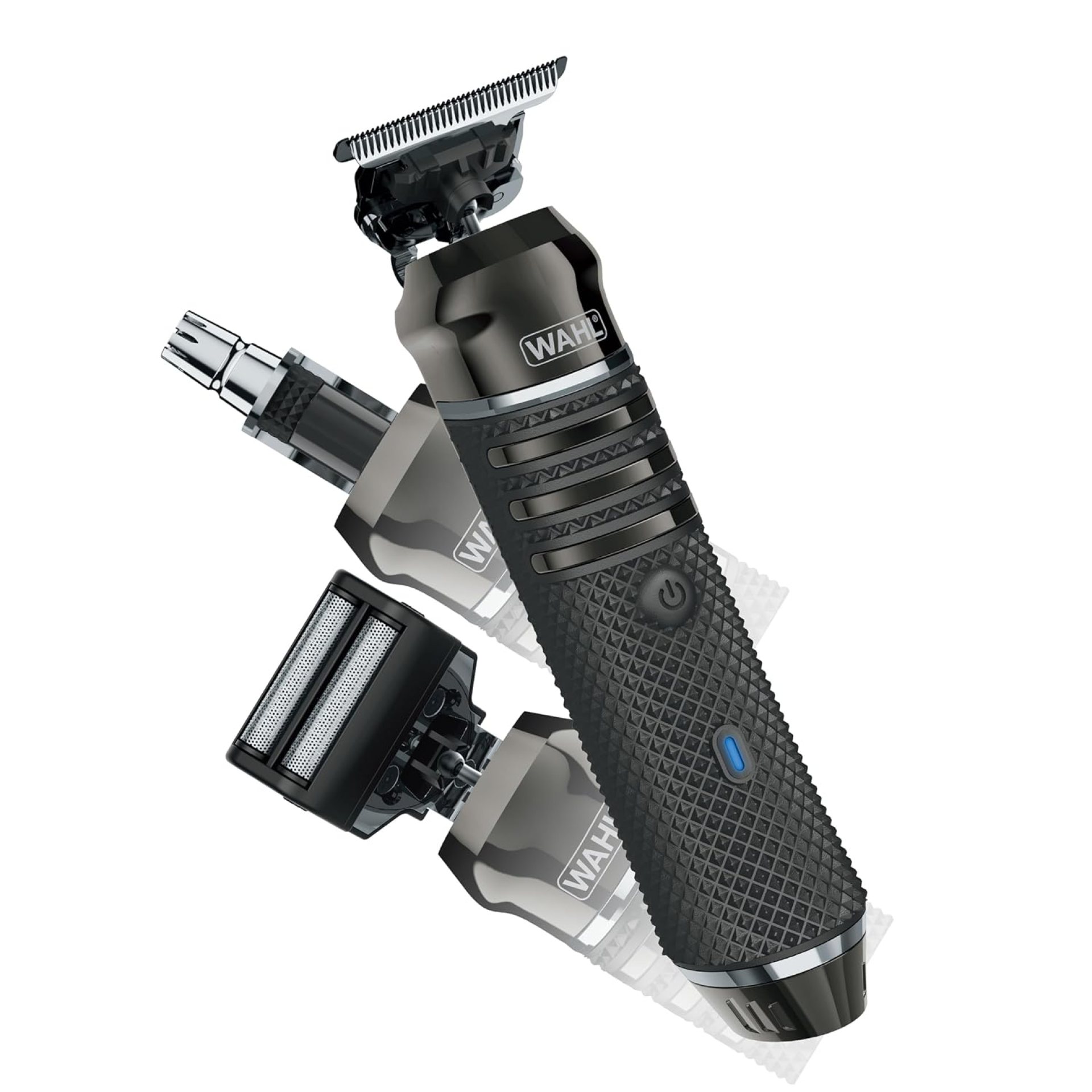 Wahl USA Pro Series High Visibility Skeleton Style Trimmer, Lithium-Ion Cordless USB Rechargeable All in One Shaving & Close Cutting Beard Trimmer for Men with Near Zero Gap Blade – 3026018 Wahl USA Pro Series High Visibility Skeleton Style Trimmer, Lithium-Ion Cordless USB Rechargeable All in One Shaving & Close Cutting Beard Trimmer for Men with Near Zero Gap Blade – 3026018