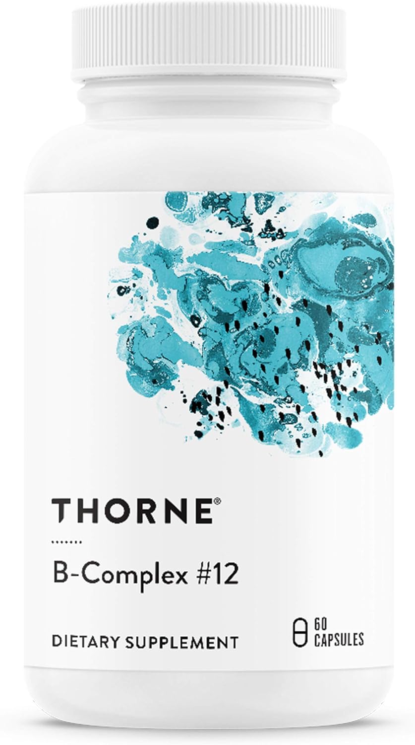 THORNE B-Complex #12 – Vitamin B Complex with Active B12 and Folate – 60 Capsules THORNE B-Complex #12 – Vitamin B Complex with Active B12 and Folate – 60 Capsules