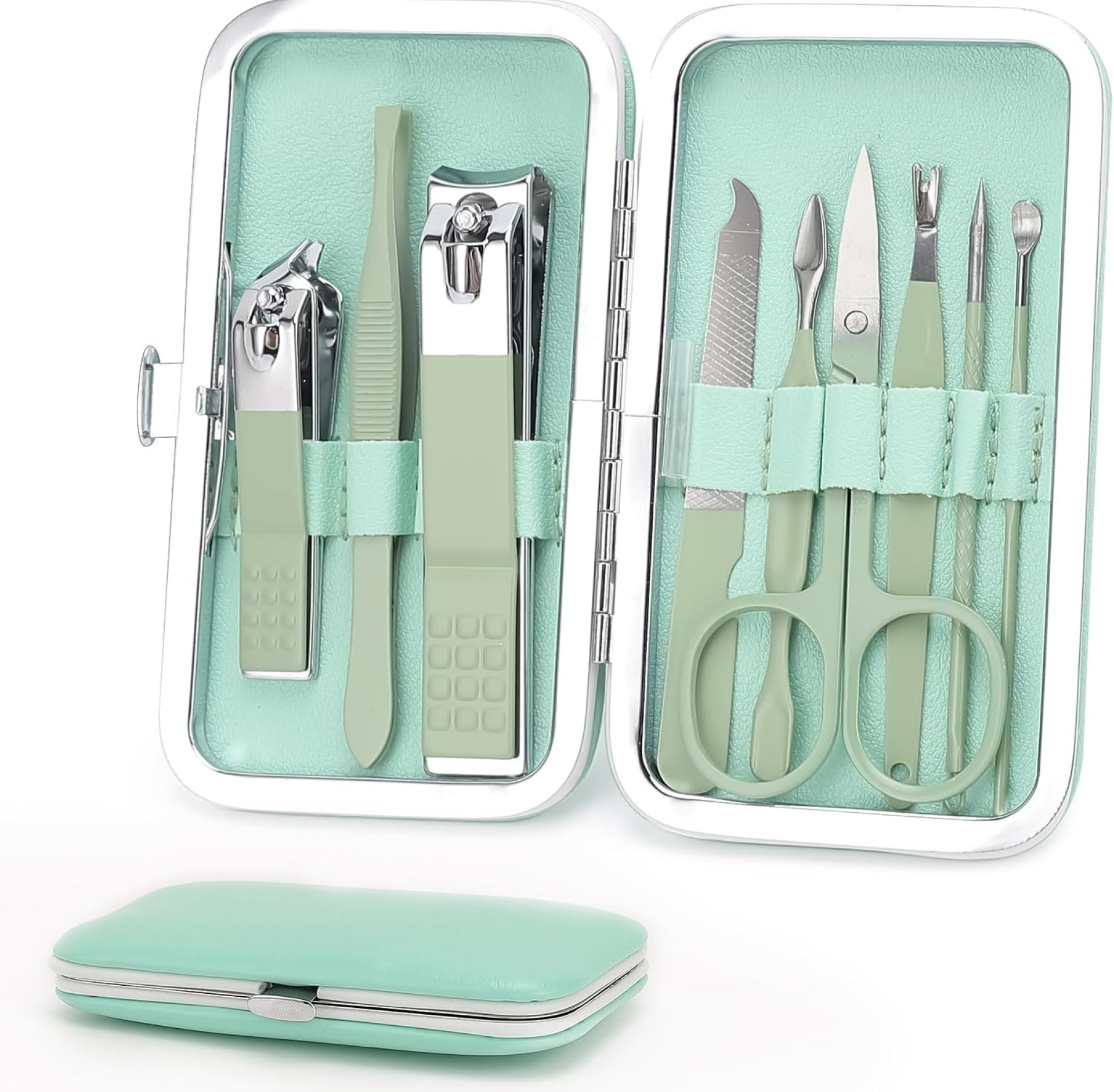 Manicure Set Personal Care Nail Clipper Kit-9 Pieces Pedicure Set Grooming Kit, Gift for Relatives Friends, Families Parent Wife Girlfriend Manicure Set Personal Care Nail Clipper Kit-9 Pieces Pedicure Set Grooming Kit, Gift for Relatives Friends, Families Parent Wife Girlfriend