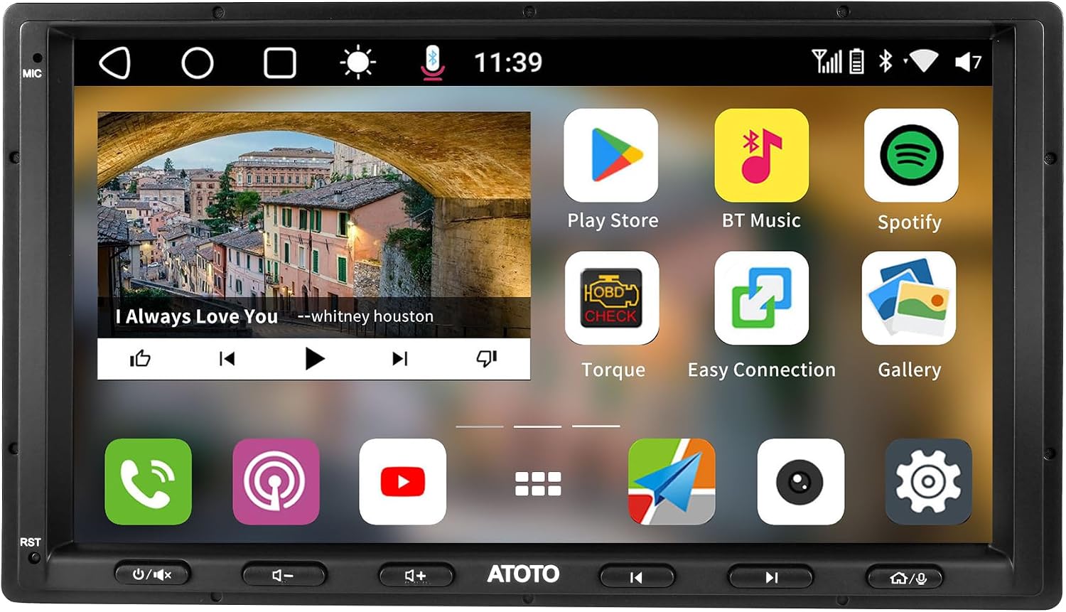 ATOTO S8 8-Core 7inch Android Double Din Car Stereo Receivers, Wireless CarPlay & Android Auto, Built-in 4G, WiFi/BT/USB Tethering, Dual Bluetooth, 4G+32G, HD LRV&SCVC, DSP, ChatGPT AI, S8G2A74MS ATOTO S8 8-Core 7inch Android Double Din Car Stereo Receivers, Wireless CarPlay & Android Auto, Built-in 4G, WiFi/BT/USB Tethering, Dual Bluetooth, 4G+32G, HD LRV&SCVC, DSP, ChatGPT AI, S8G2A74MS