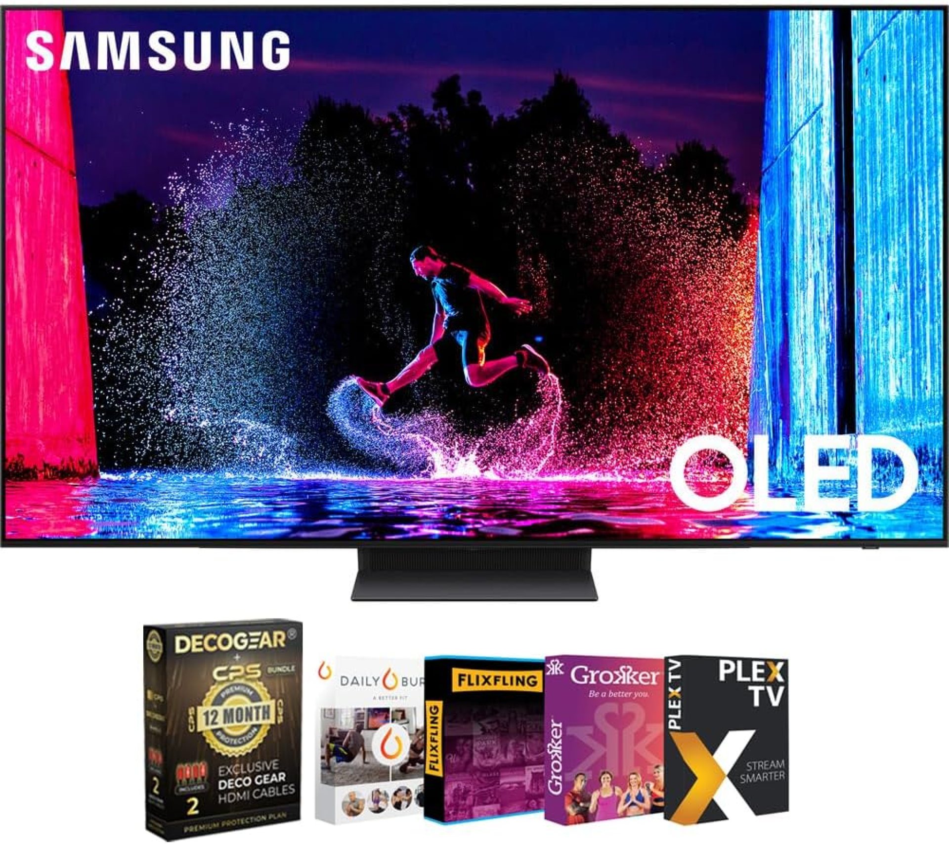 Samsung QN42S90DA 42 Inch OLED 4K Smart TV (2024) Bundle with Movie Streaming and Deco Gear 2X 4K HDMI 2.0 Cable & CPS Exclusive 12 Month Protection Pack Bundle (BEACH-CPS-261500) Samsung QN42S90DA 42 Inch OLED 4K Smart TV (2024) Bundle with Movie Streaming and Deco Gear 2X 4K HDMI 2.0 Cable & CPS Exclusive 12 Month Protection Pack Bundle (BEACH-CPS-261500)