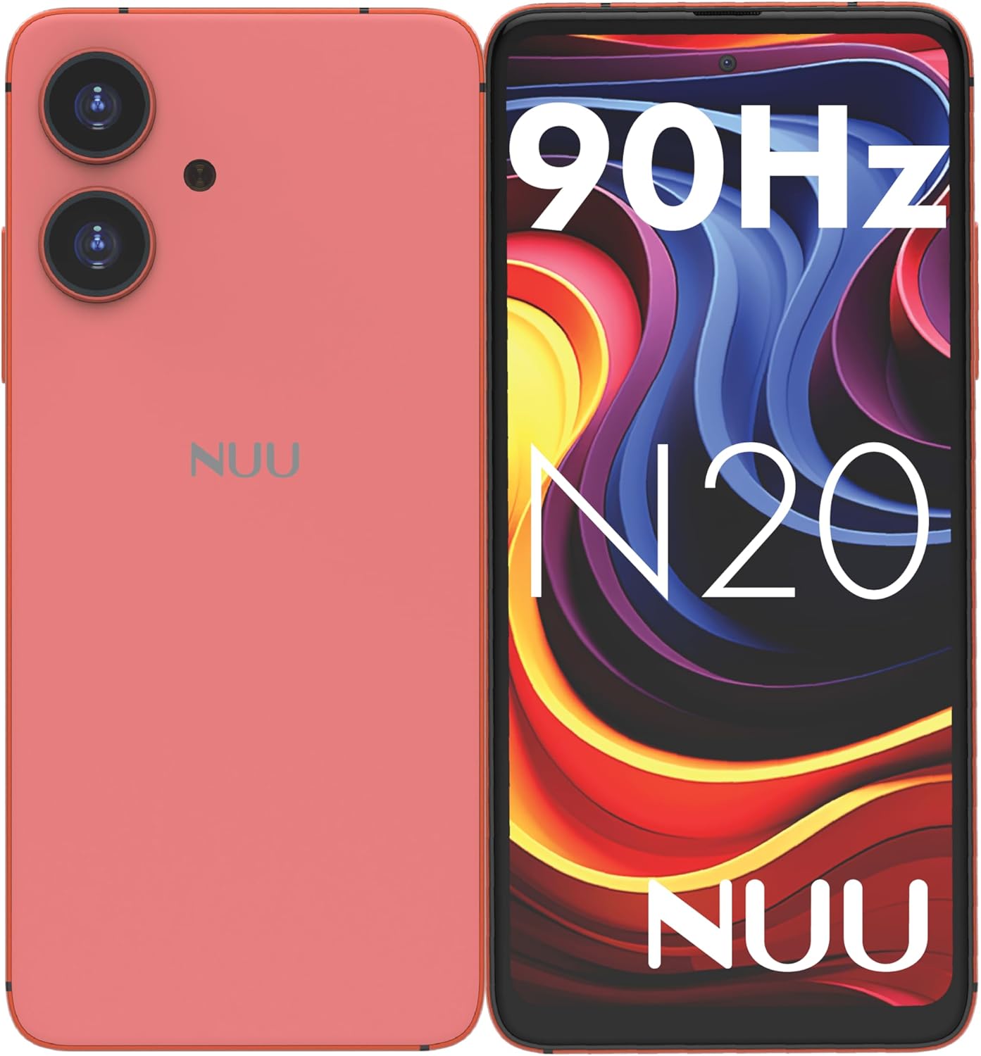 NUU N20 Basic Cell Phone for T-Mobile, Mint, Metro, Qlink, Tello, 12(6+6) GB+128GB,Perfect for Teenagers, Dual SIM 4G, Octa-Core 6.6″ 90Hz HD+, Unlocked Phones Android Phone 14, US Warranty (Pink) NUU N20 Basic Cell Phone for T-Mobile, Mint, Metro, Qlink, Tello, 12(6+6) GB+128GB,Perfect for Teenagers, Dual SIM 4G, Octa-Core 6.6″ 90Hz HD+, Unlocked Phones Android Phone 14, US Warranty (Pink)