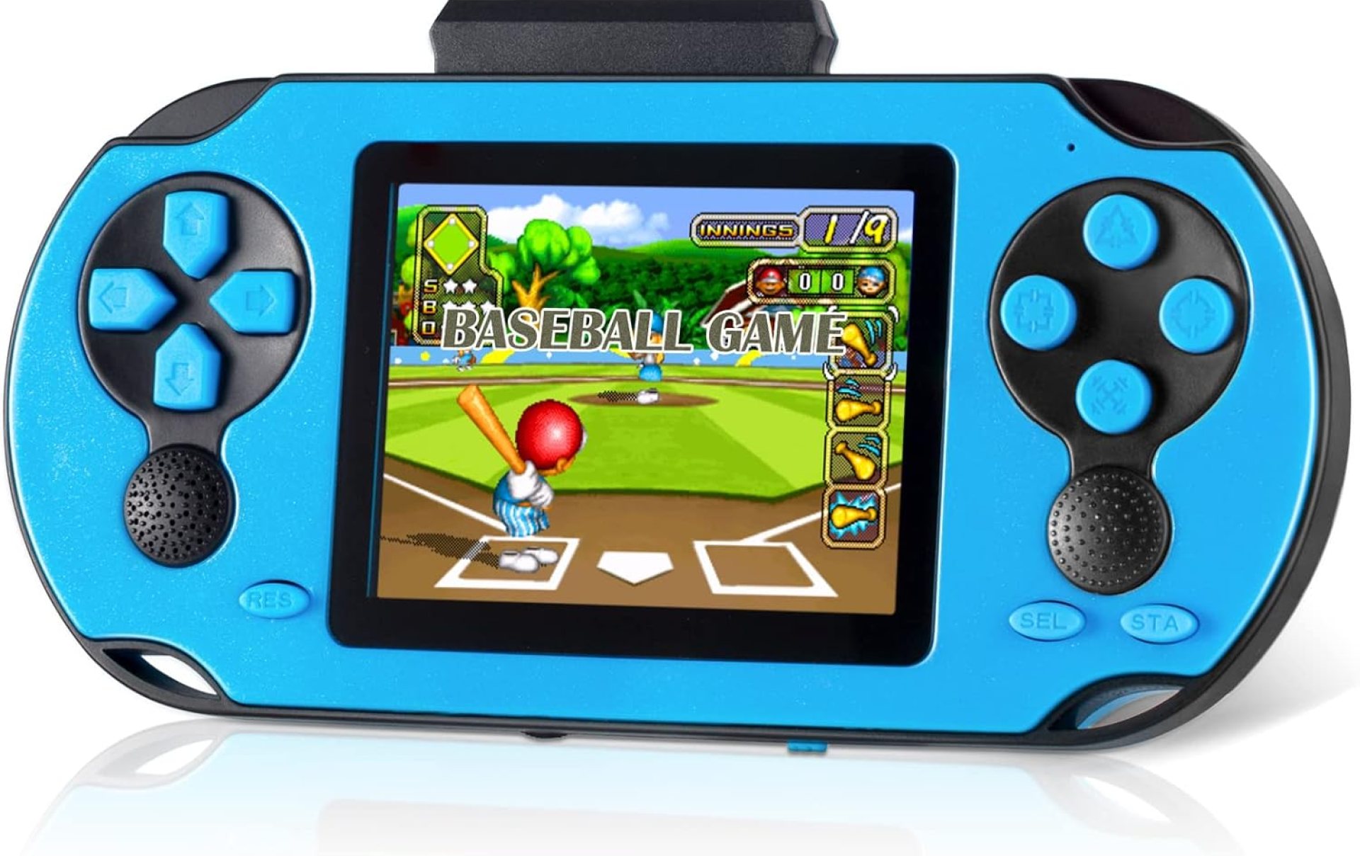 16 Bit Handheld Game for Kids Adults, 3.0” Large Screen Preloaded 230 HD Classic Retro Video Games with USB Rechargeable Battery & 3 Game Cartridges for Birthday Gift for Kids 4-12 (Blue) 16 Bit Handheld Game for Kids Adults, 3.0” Large Screen Preloaded 230 HD Classic Retro Video Games with USB Rechargeable Battery & 3 Game Cartridges for Birthday Gift for Kids 4-12 (Blue)