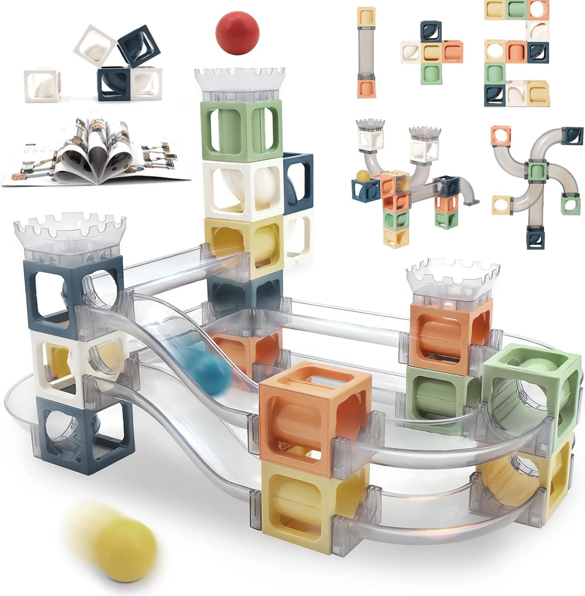 Marble Run for Kids 4-8, Magnetic Building Toy Stacking Block Sets, 41 Pieces STEM Activities Blocks for Ages 5-7, Marble Maze Montessori Toys Best Birthday Gifts for Kids Age 3-8 Boys and Girls Marble Run for Kids 4-8, Magnetic Building Toy Stacking Block Sets, 41 Pieces STEM Activities Blocks for Ages 5-7, Marble Maze Montessori Toys Best Birthday Gifts for Kids Age 3-8 Boys and Girls