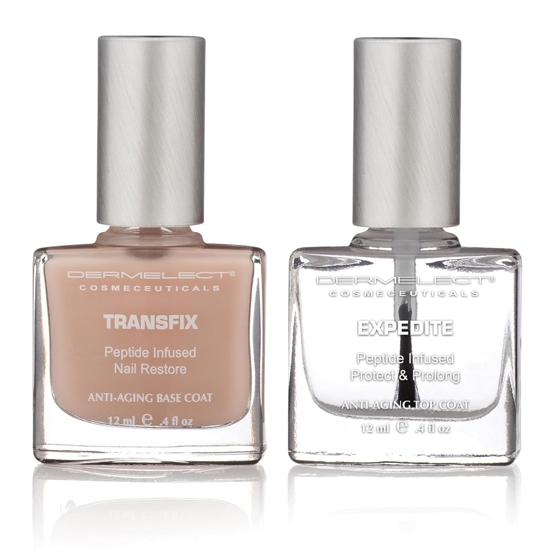 Dermelect Natural Nail Repair Kit for Nails – Anti Aging Nailcare with Peptides Glycolic Acid Sunflower Seed Oil Strengthening & Protective Treatment for Gel Acrylic Damage, Weak Nails 2 pc set Dermelect Natural Nail Repair Kit for Nails – Anti Aging Nailcare with Peptides Glycolic Acid Sunflower Seed Oil Strengthening & Protective Treatment for Gel Acrylic Damage, Weak Nails 2 pc set