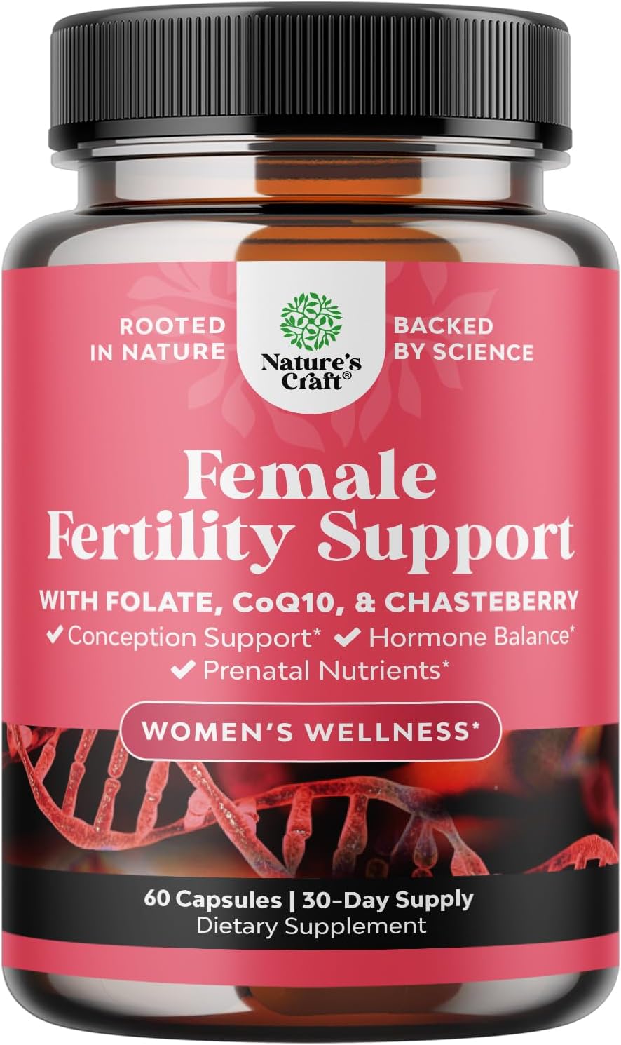 Fertility Supplement for Women with Prenatal Multivitamins – Female Fertility Support with Prenatal Choline Inositol Folate Chasteberry and CoQ10 Blend for Women to Promote Faster Conception Fertility Supplement for Women with Prenatal Multivitamins – Female Fertility Support with Prenatal Choline Inositol Folate Chasteberry and CoQ10 Blend for Women to Promote Faster Conception