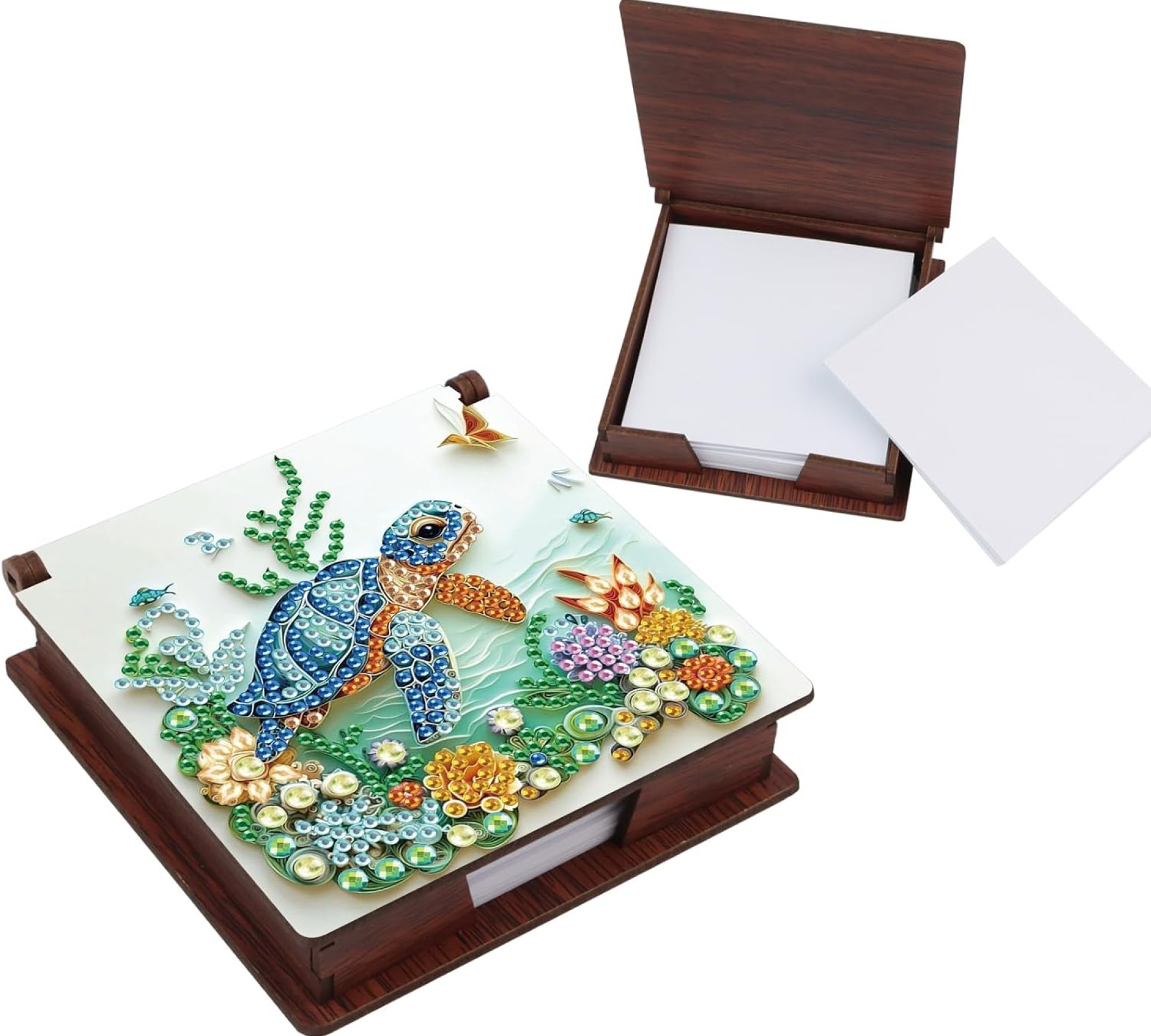 Turtle Diamond Painting Kit Note Box,Memo Paper Storage Box Diamond Art,Sticky Note Holder Diamond Art,Diamond Painting Memo Pad For Office Desk. (Turtle) Turtle Diamond Painting Kit Note Box,Memo Paper Storage Box Diamond Art,Sticky Note Holder Diamond Art,Diamond Painting Memo Pad For Office Desk. (Turtle)