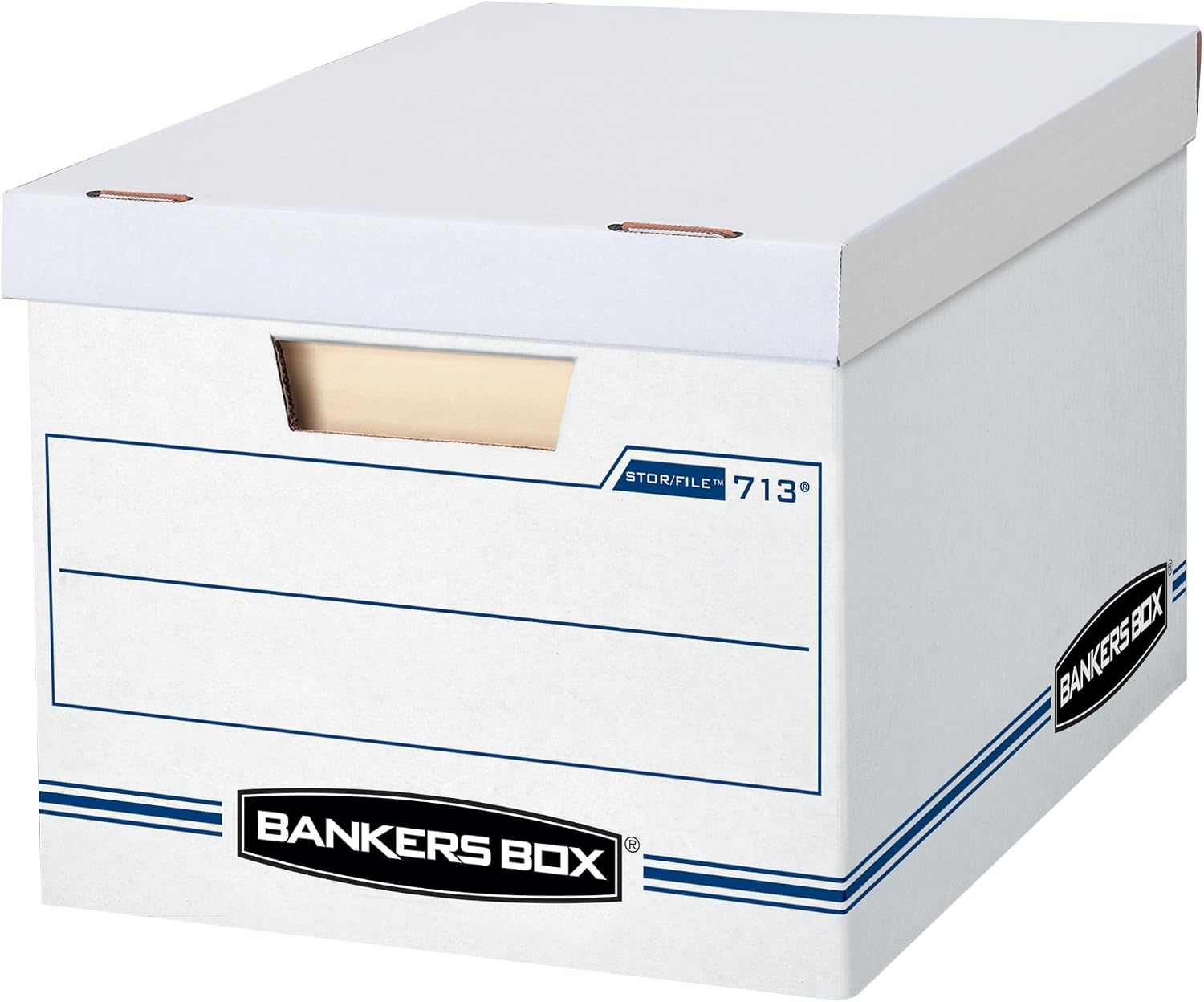 Bankers Box 12 Pack Standard Duty File Storage Boxes, Standard Assembly, Removable Lid, Letter/Legal (0071301) Bankers Box 12 Pack Standard Duty File Storage Boxes, Standard Assembly, Removable Lid, Letter/Legal (0071301)