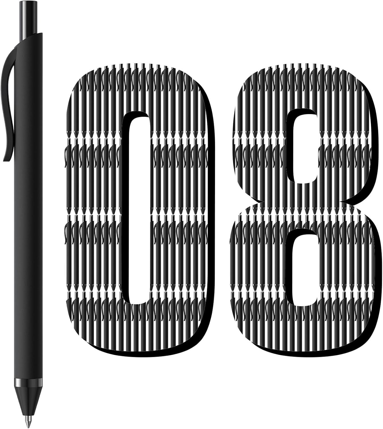 108 Pack Black Pens – Bulk Pens 1.0mm Medium Point Ballpoint Pens Smooth Writing No Bleed Retractable Black Ink Pen 108 Pack Black Pens – Bulk Pens 1.0mm Medium Point Ballpoint Pens Smooth Writing No Bleed Retractable Black Ink Pen