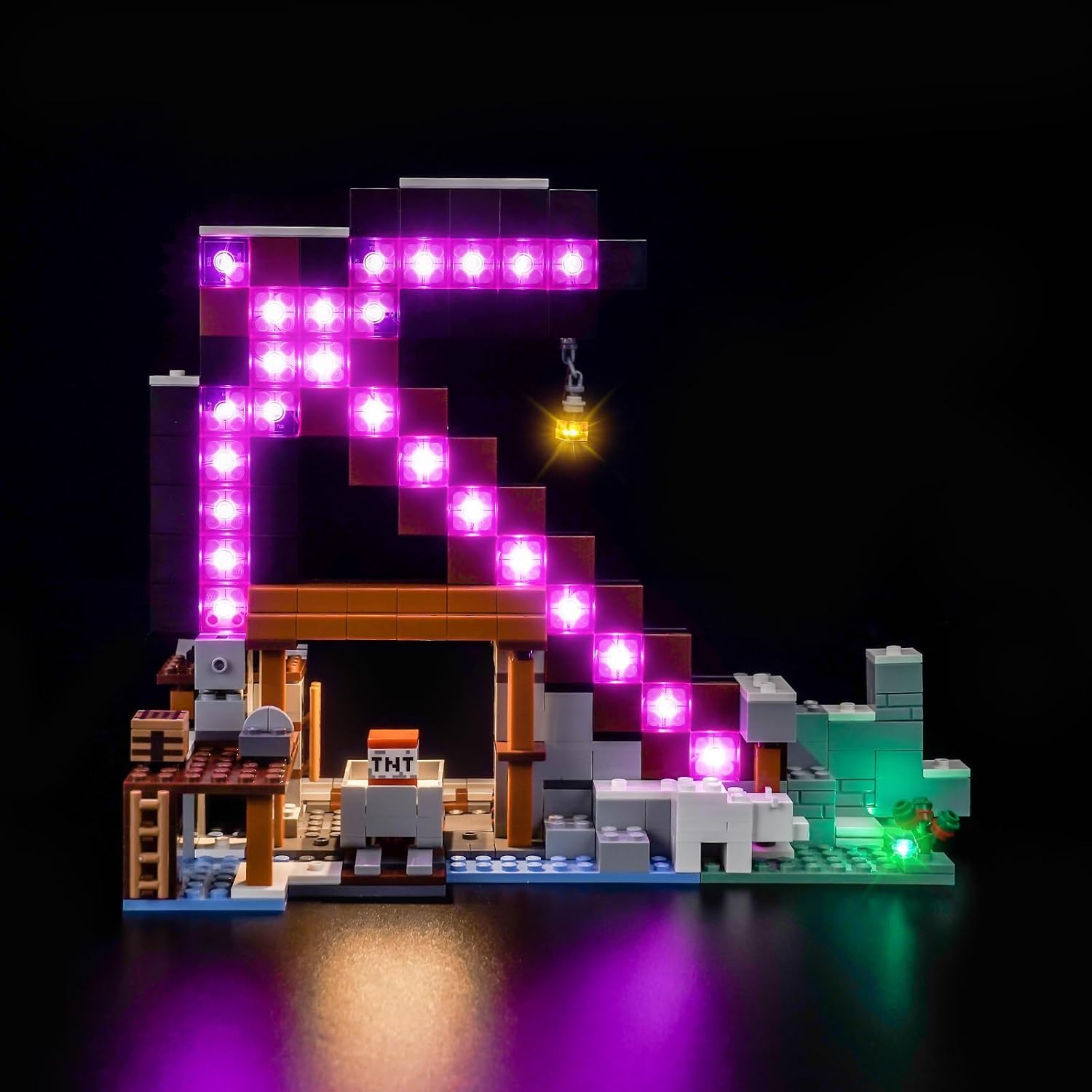 Upgraded Led Light Kit Compatible with Lego Minecraft The Pickaxe Mine Building Set, Lights Decoration Compatible with Lego 21277 (Model Not Included) Upgraded Led Light Kit Compatible with Lego Minecraft The Pickaxe Mine Building Set, Lights Decoration Compatible with Lego 21277 (Model Not Included)