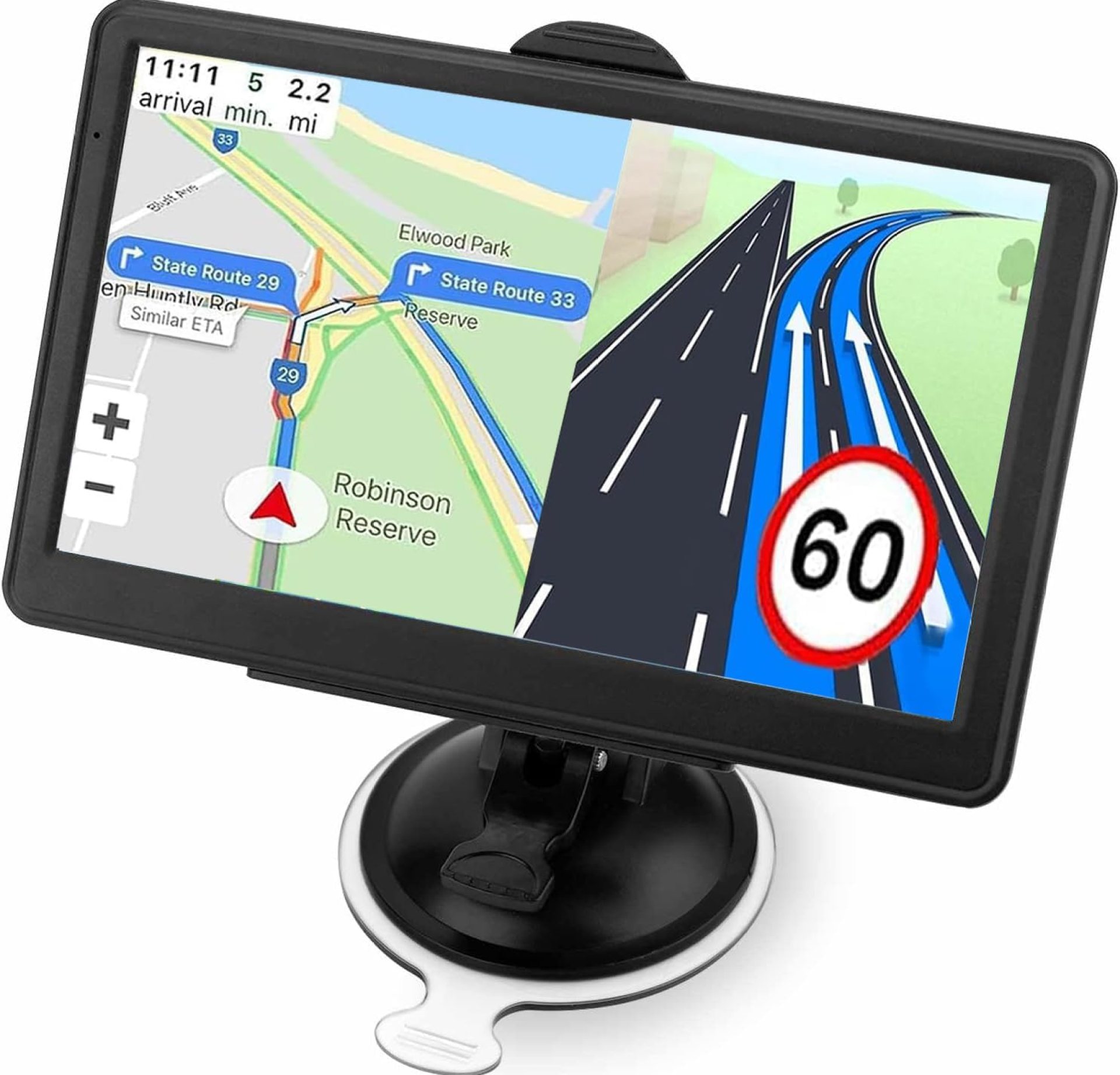 GPS Navigator for Car, Latest 2025 Map, 7 inch Touch Screen Real Voice Spoken Turn-by-Turn Direction Reminding Navigation System for Cars, Vehicle GPS with Speed and Red Light Warning GPS Navigator for Car, Latest 2025 Map, 7 inch Touch Screen Real Voice Spoken Turn-by-Turn Direction Reminding Navigation System for Cars, Vehicle GPS with Speed and Red Light Warning