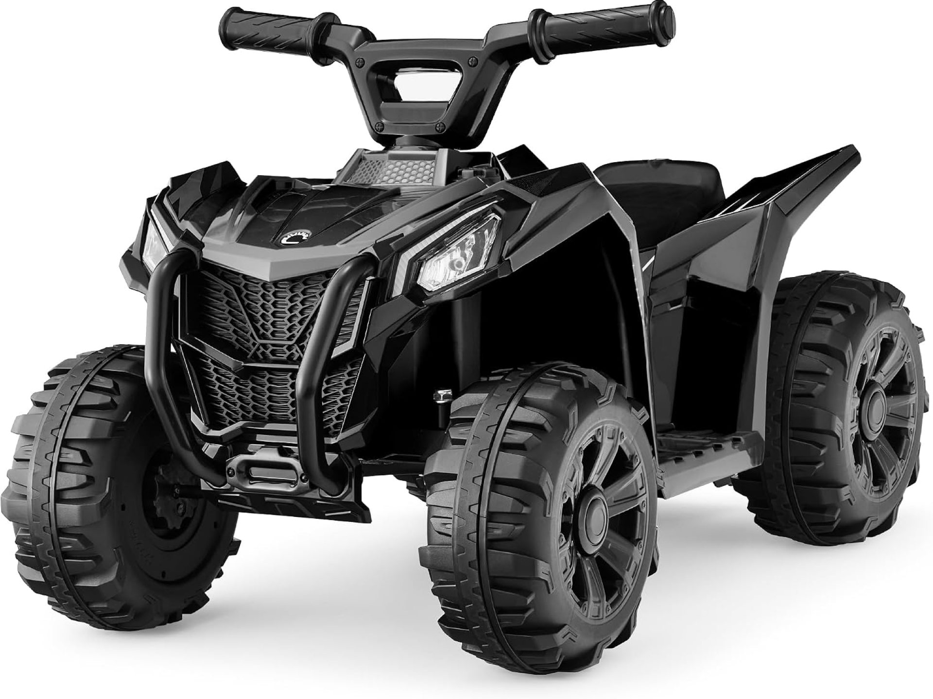 Best Choice Products 6V Kids Ride On Toy, 4-Wheeler Quad ATV Play Car w/ 1.8MPH Max Speed, Treaded Tires, Rubber Handles, Push-Button Accelerator – Black Best Choice Products 6V Kids Ride On Toy, 4-Wheeler Quad ATV Play Car w/ 1.8MPH Max Speed, Treaded Tires, Rubber Handles, Push-Button Accelerator – Black